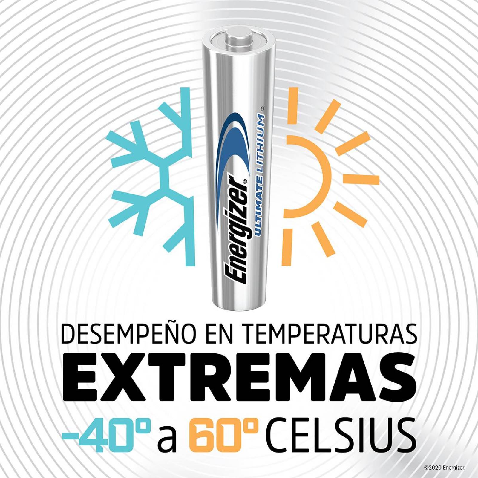 Pila Energizer Litio Aa Blister 12 Unidades 1.5v 