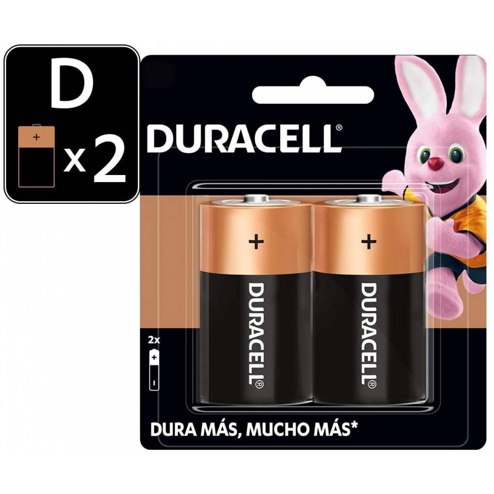 Pila Duracell Alcalina D Con 2 1.5v Mn1300b2