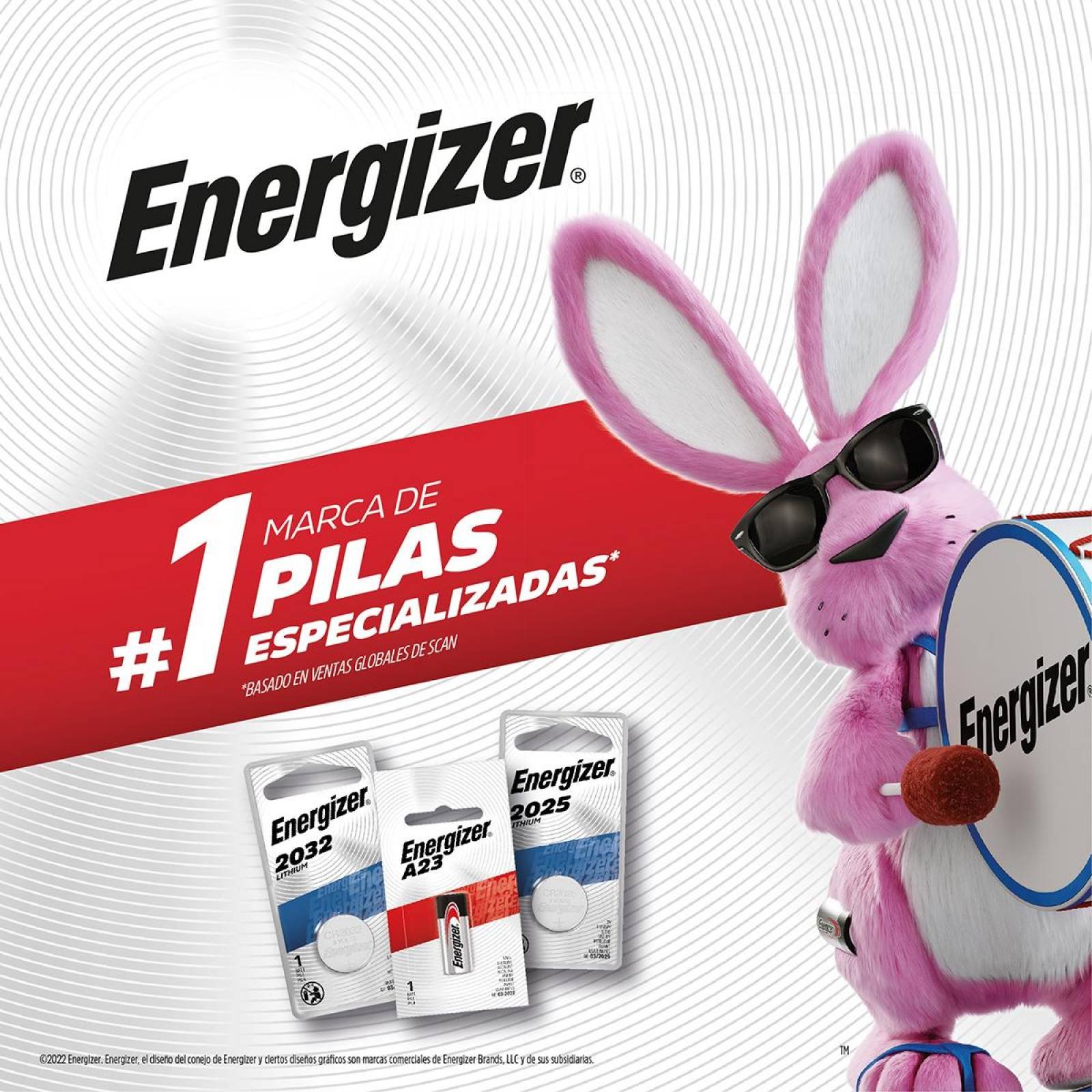 Pila Alcalina A23 Energizer
