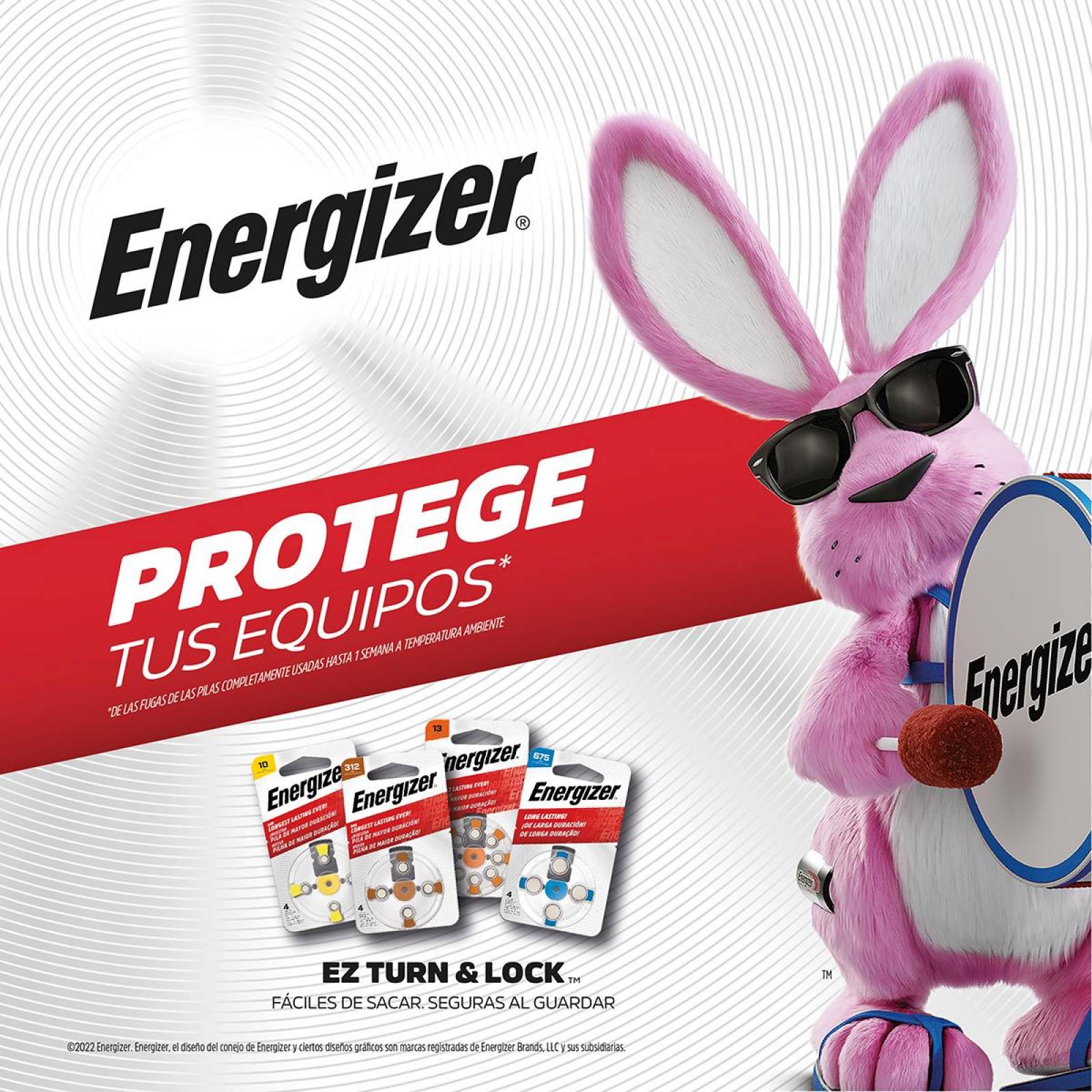 Pila Energizer Auditiva A312 Con 8 Pilas Botón 