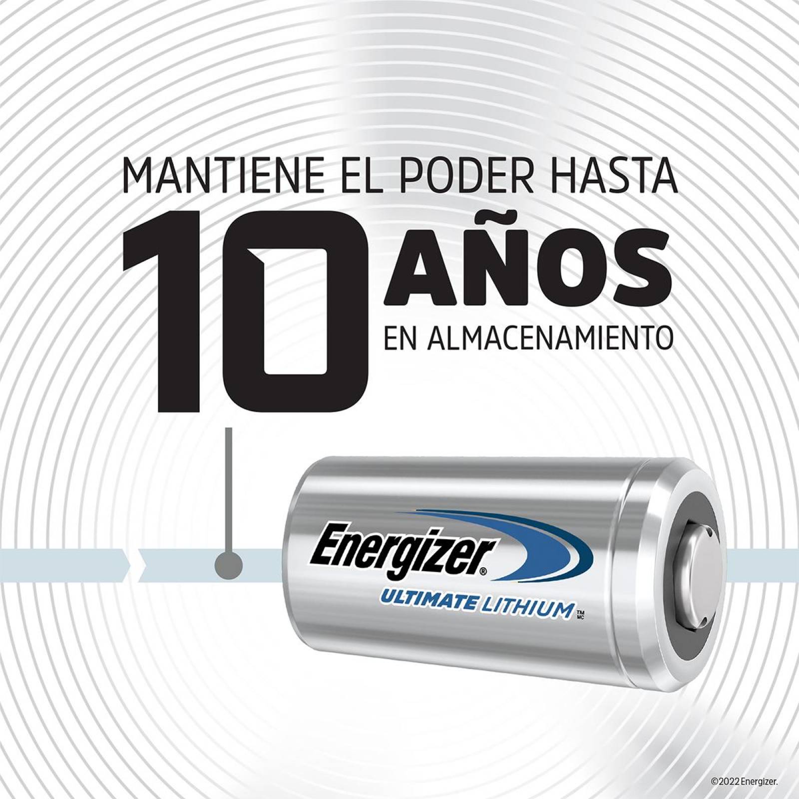 Pila Botón 2032 de litio x unidad Energizer