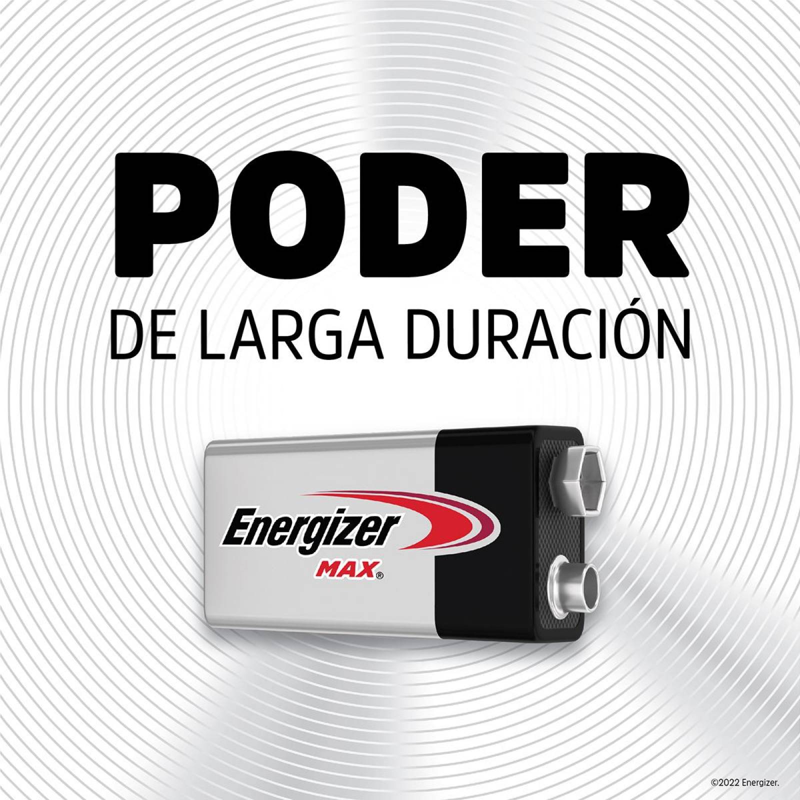 Pila Energizer Max Alcalina 9v Cuadrada 522bp-1 