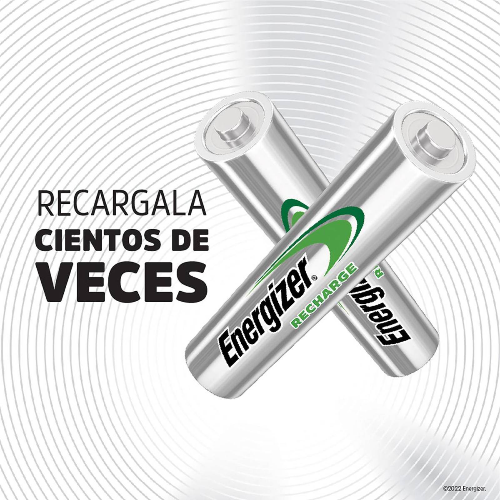 Pila Energizer Recargable Aaa Con 2 700mah 
