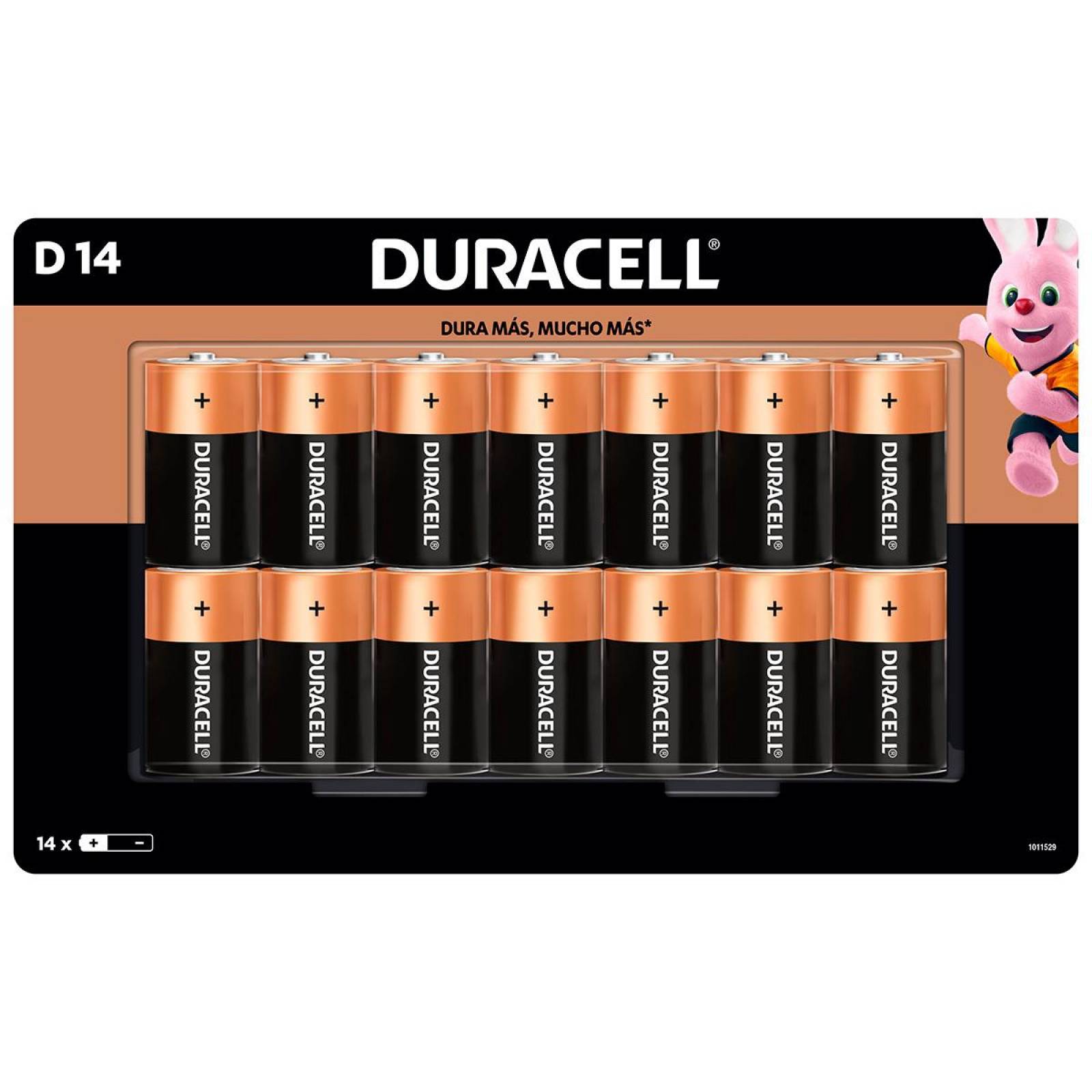 PILA DURACELL ALCALINA TIPO D CON 12 UNIDADES 1.5V Duracell