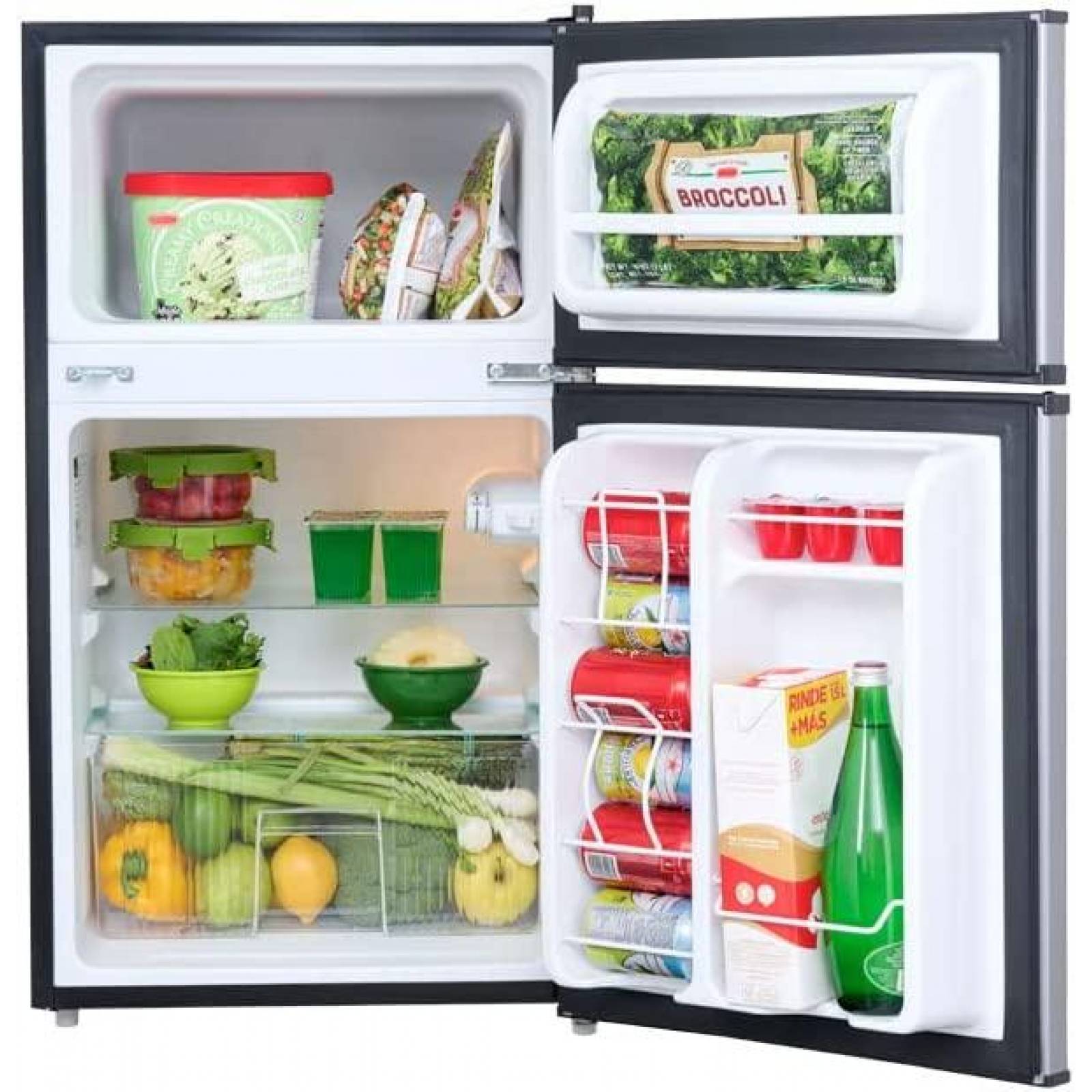 Frigobar Midea Mdrt87ccdl 3.1 Pies 2 Puertas Llave Seguridad 