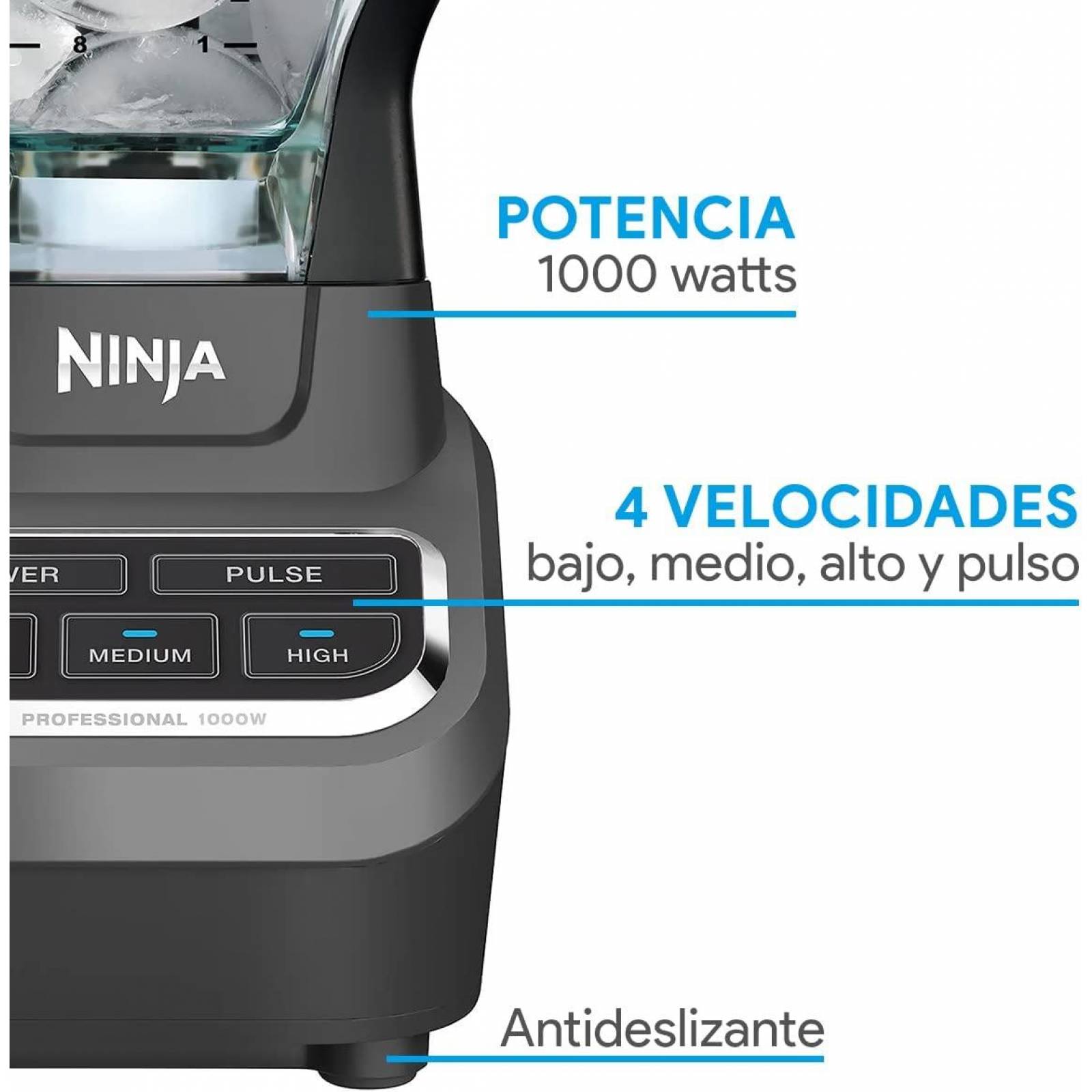 Licuadora Ninja Co610 Profesional 4 Vel 2.1 Lt