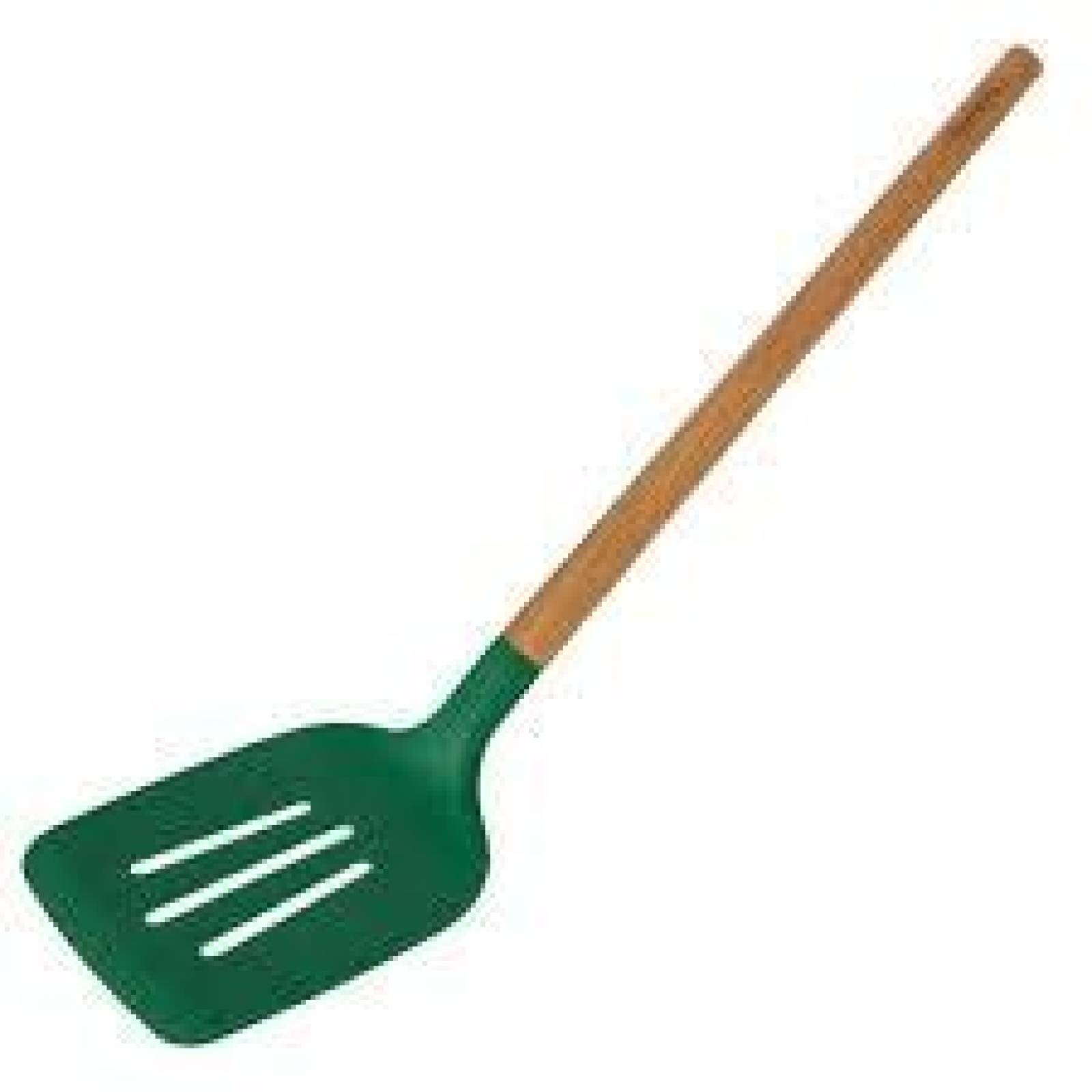 Espatula Tramontina Silicona Mango Madera Antiadherente 