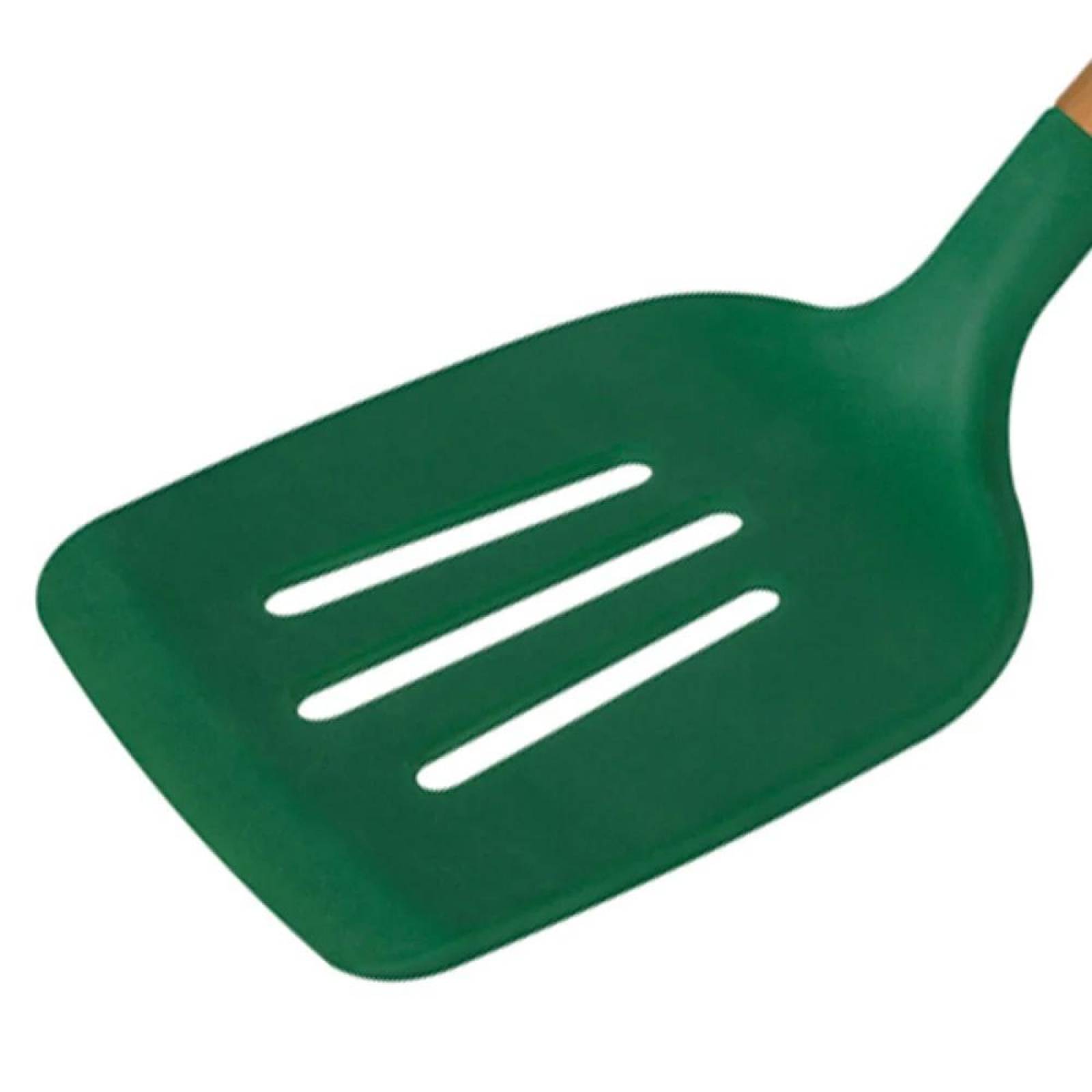 Espatula Tramontina Silicona Mango Madera Antiadherente 