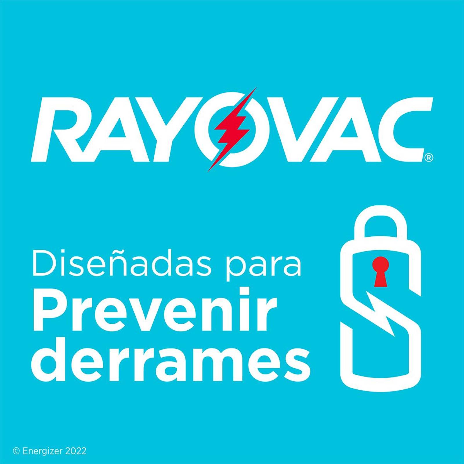 Pila Rayovac Alcalina 9v Rectangular Blister Con 1 
