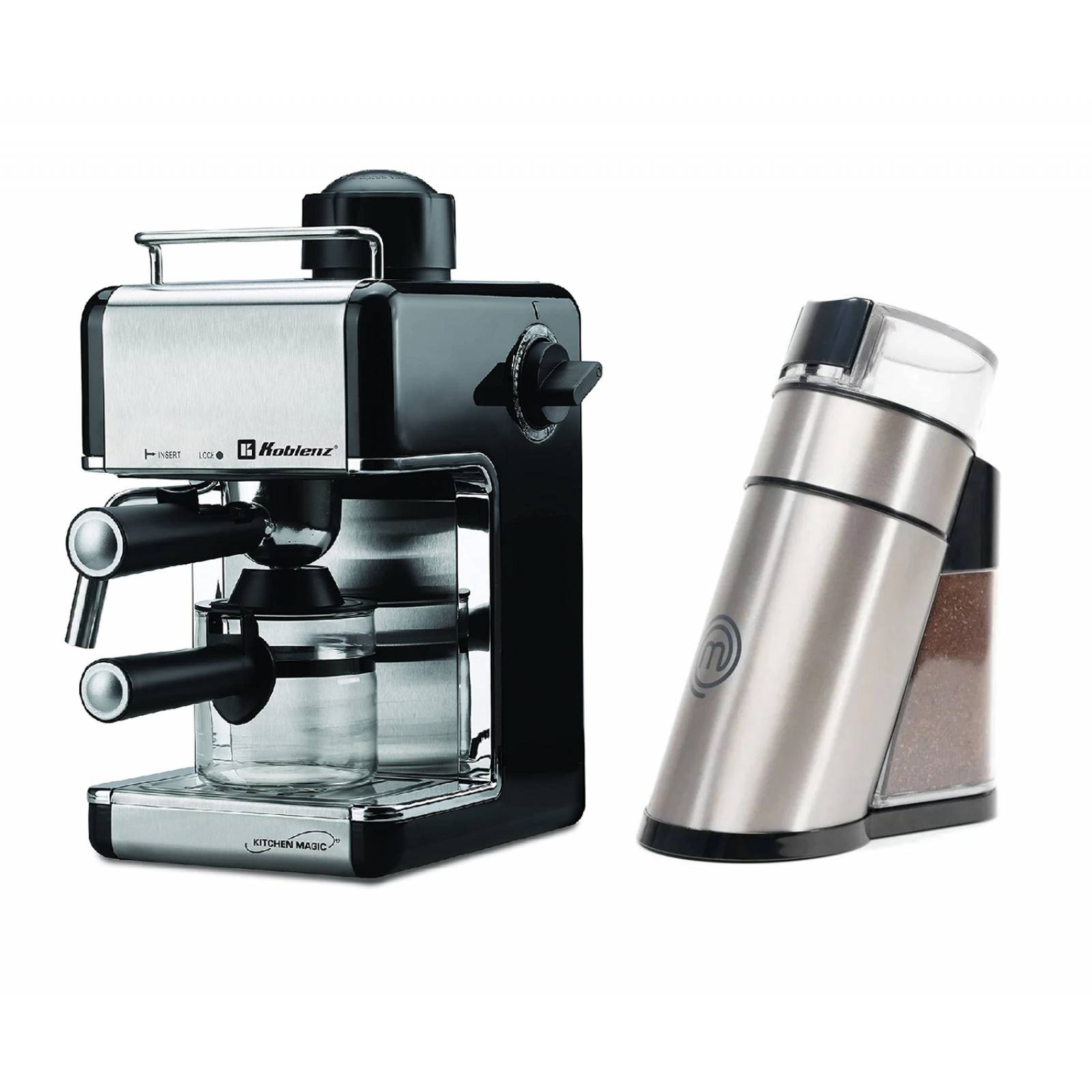 Combo Molino Cafe + Cafetera Expresso Y Capuccino 