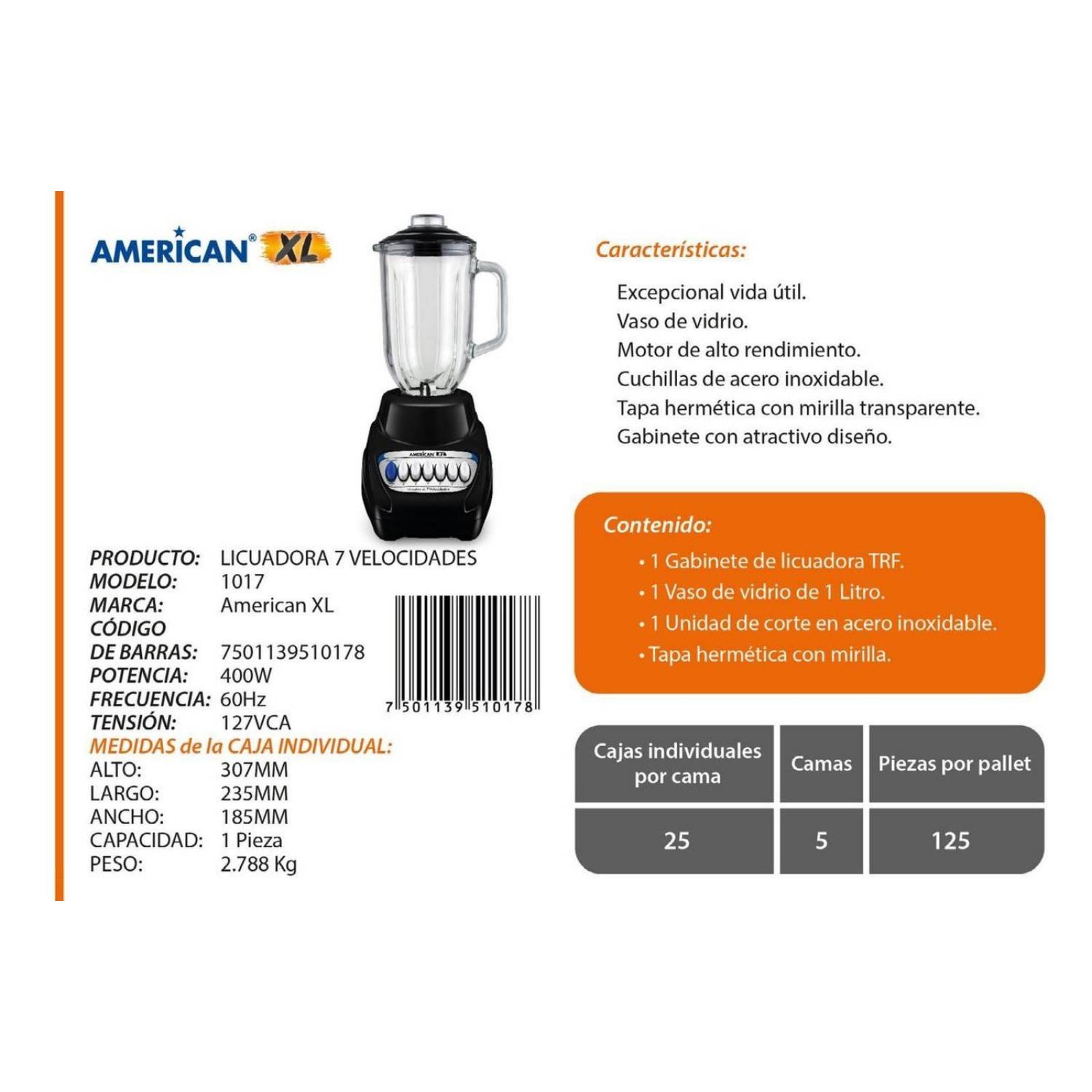 Combo Parrilla Electrica + Hervidor Agua + Licuadora