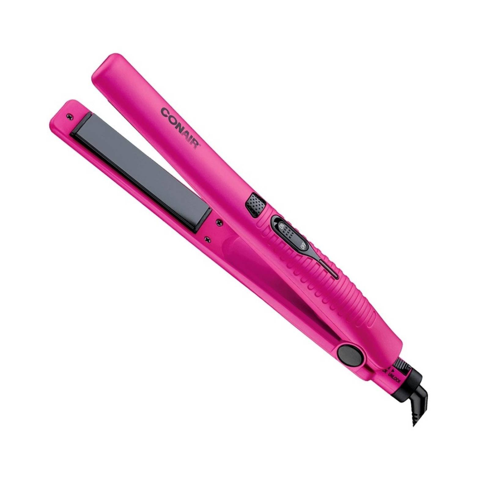 PLANCHA ALACIADORA CONAIR CS220PUES 1 PUL CERAMICA MORADO CON NEGRO