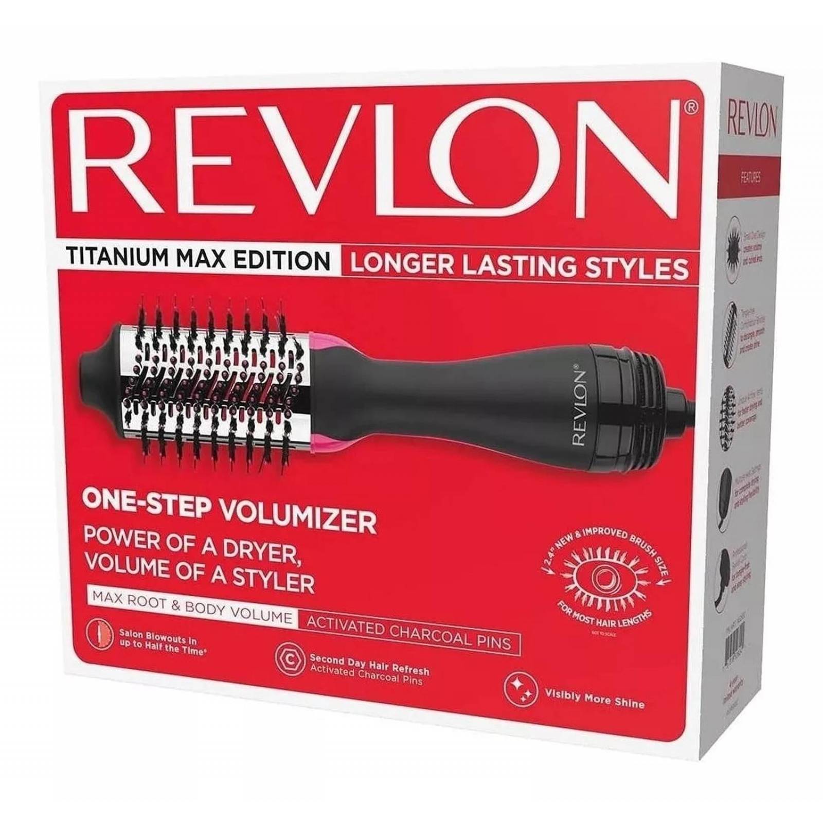 Cepillo Secador Voluminizador Revlon Rvdr5282 Titanio 