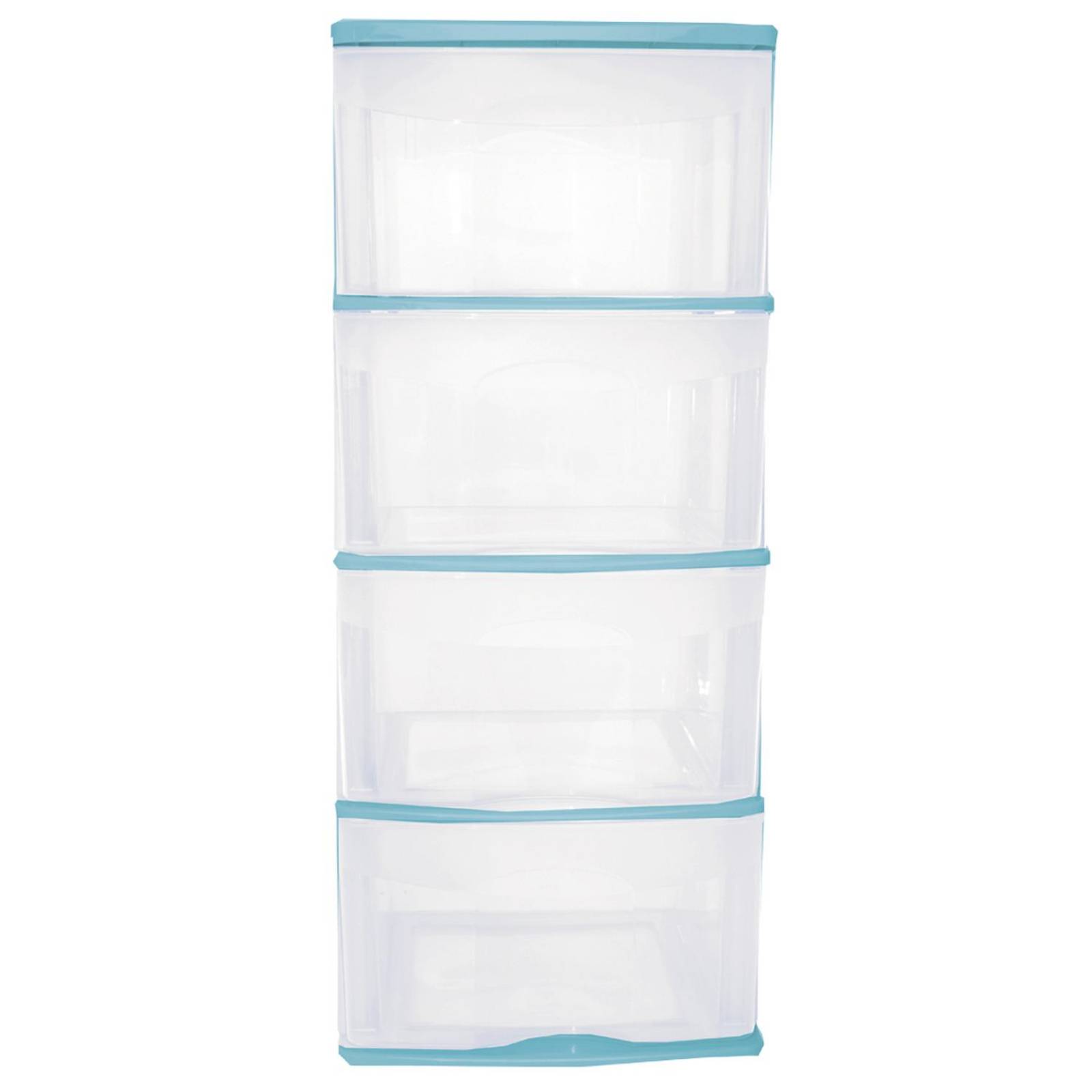 Caja Plástico Organizador Cajonera 4 Cajones Altos 83*39*35 