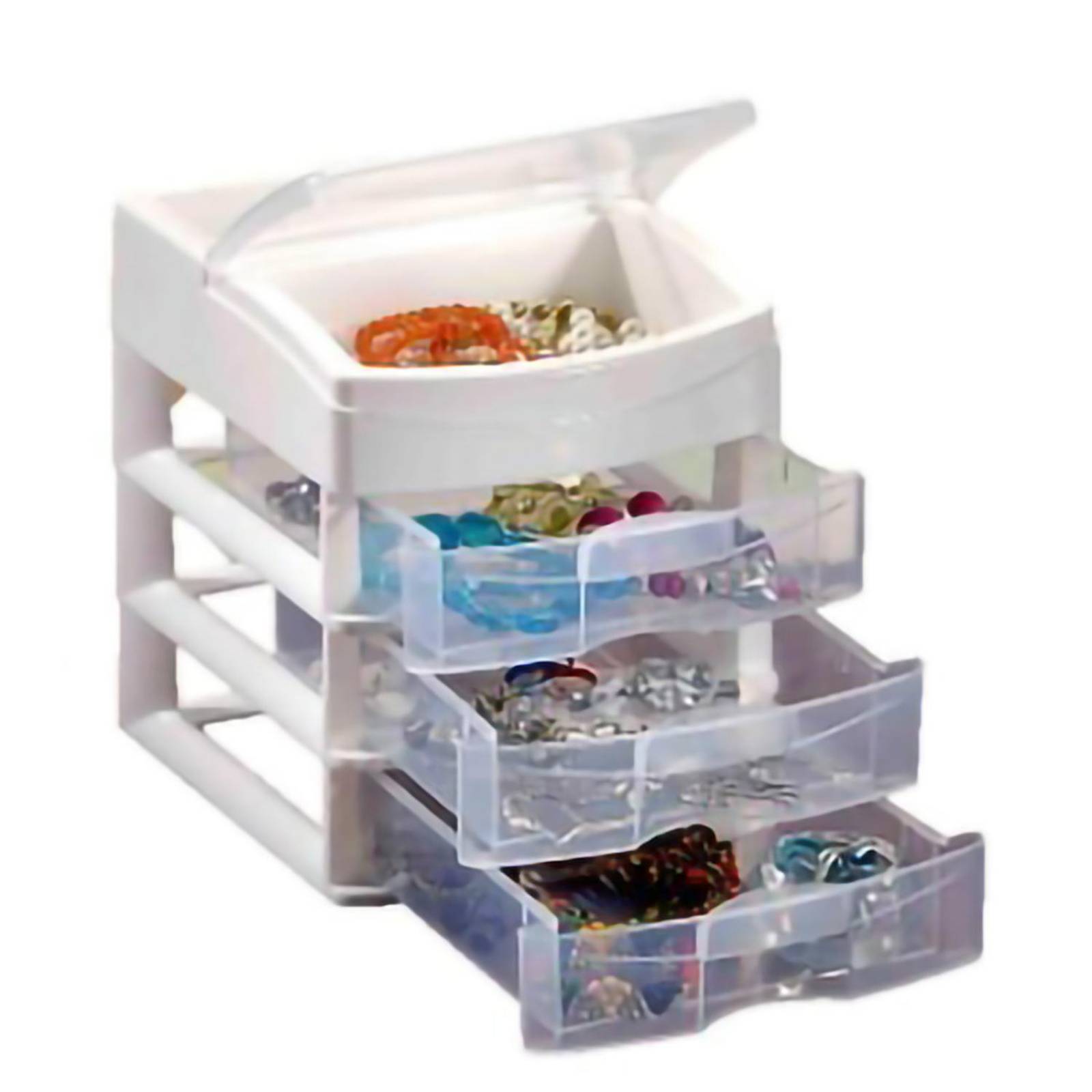 Combo Mini Organizador + Cajonera 3 Niv + Caja 42 Lts