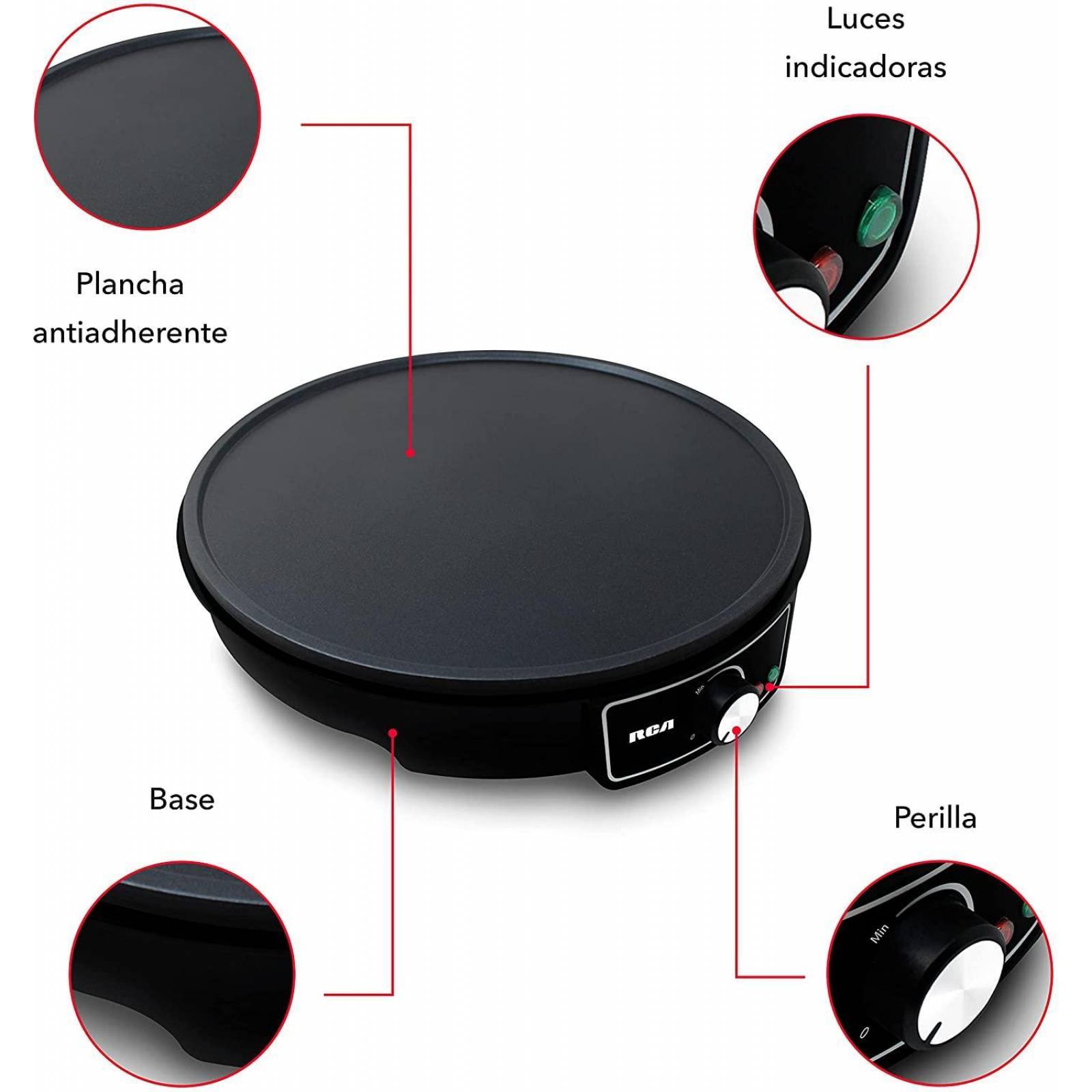 Combo Crepera + Waflera + Batidora De Inmersion 