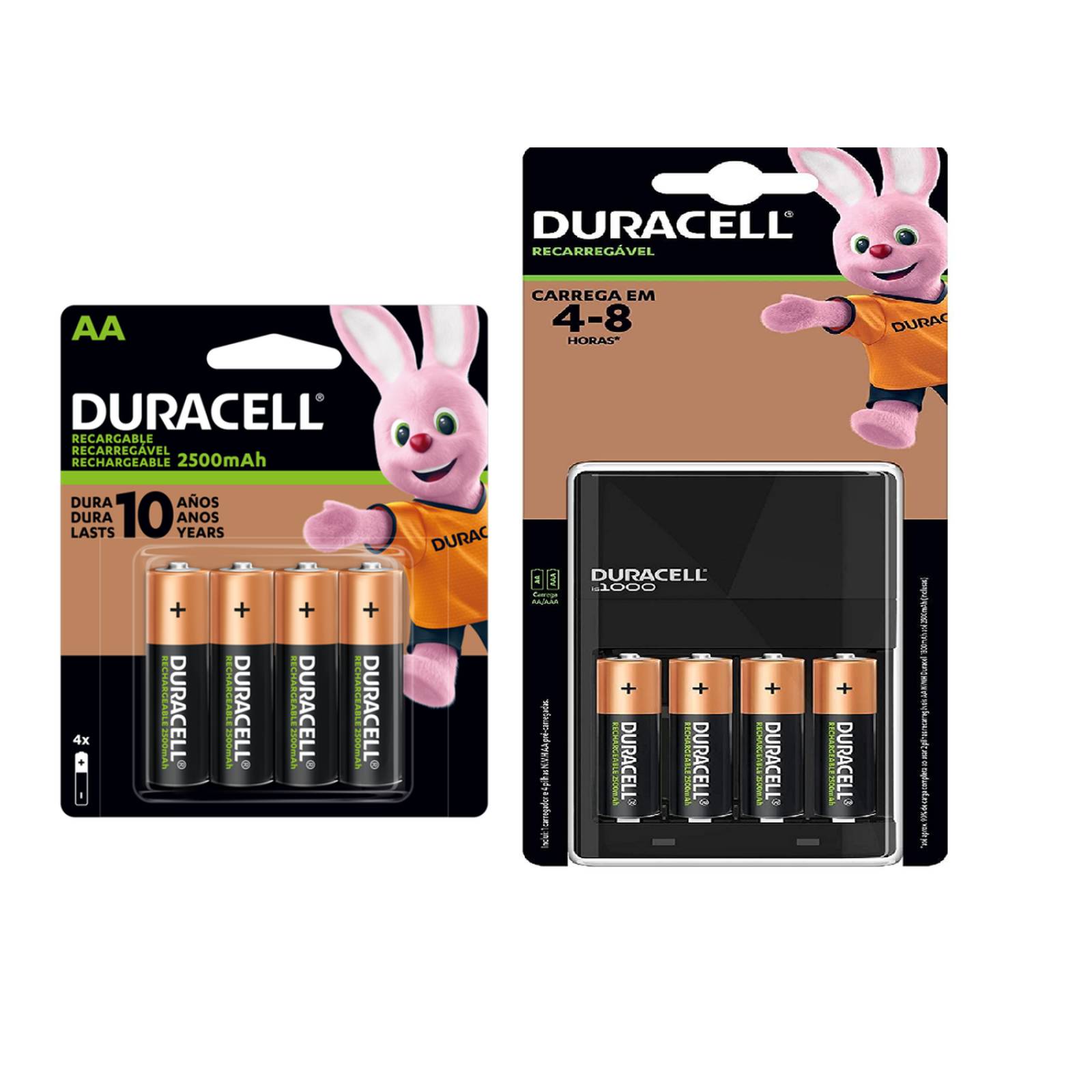 Pila Recargable Duracell 12 Aa Y 12 Aaa Paquete Baterias 1.2