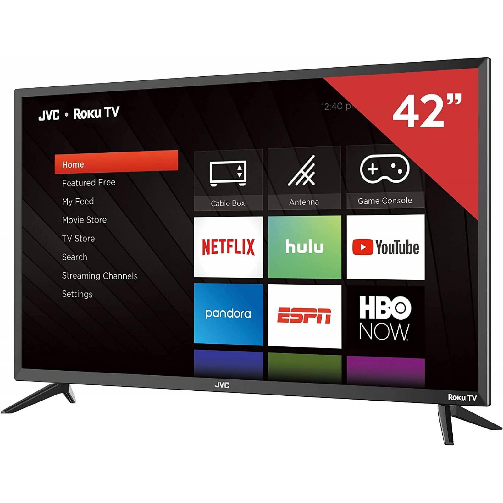 Pantalla Jvc Si42fr 42 Pul Smart Tv Led Fhd Roku Tv 