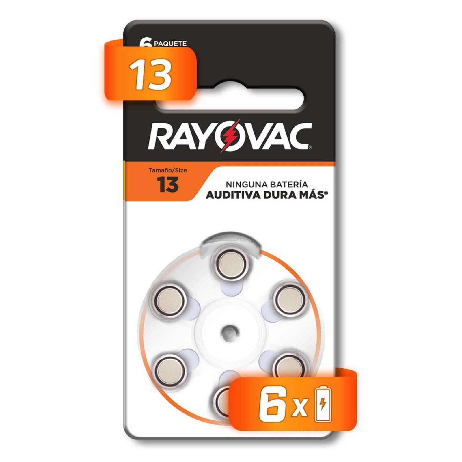 Pila Rayovac Auditiva A13 Extra Con 36 Unidades 1.45v 