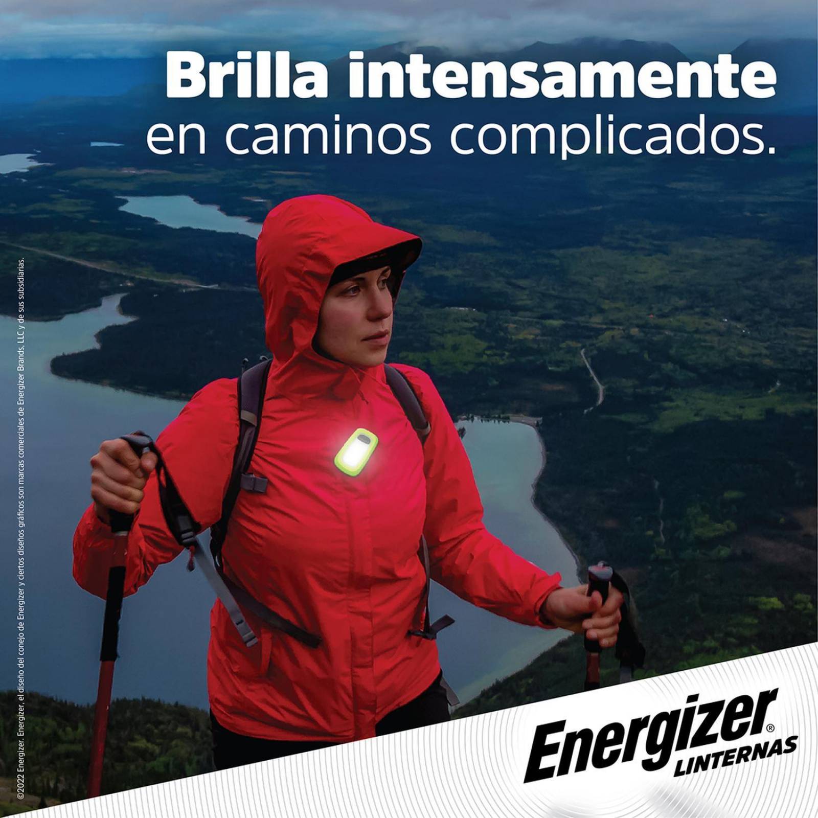 Linterna Llavero Portatil Con Clip Colgar Ropa Energizer Entkc2c