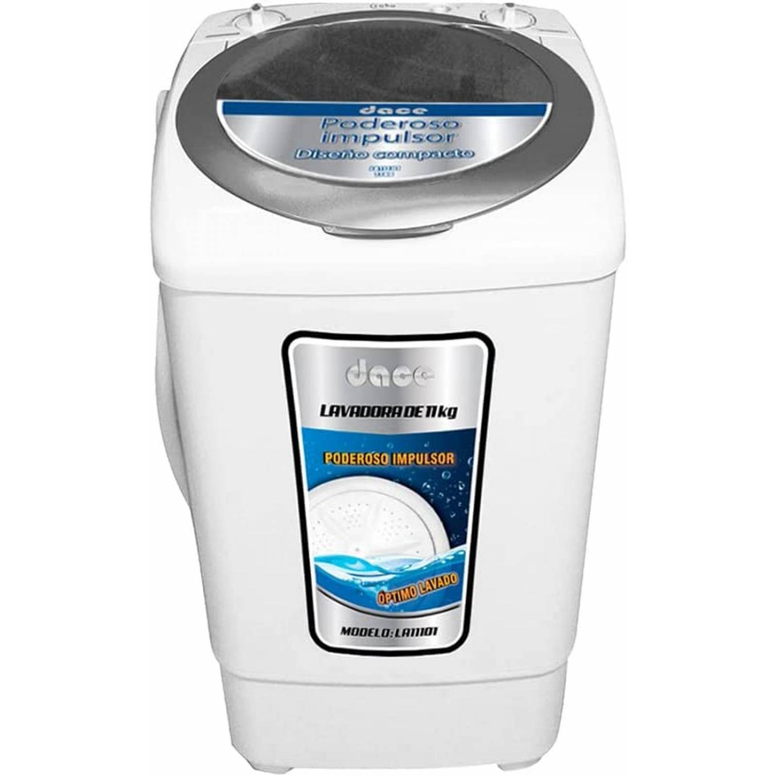 Lavadora Dace Semiautomática 11kg La11101 Atrapa Pelusa 