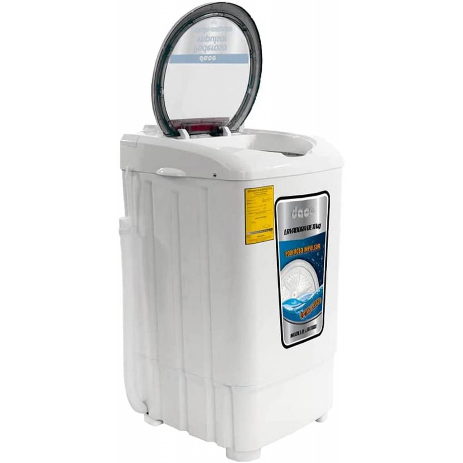 Lavadora Dace Semiautomática 11kg La11101 Atrapa Pelusa 