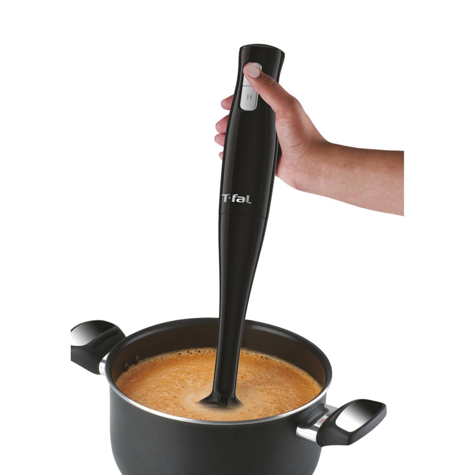 Batidora De Inmersion T-Fal Hb2b18mx 2 Vel Turbo Negro