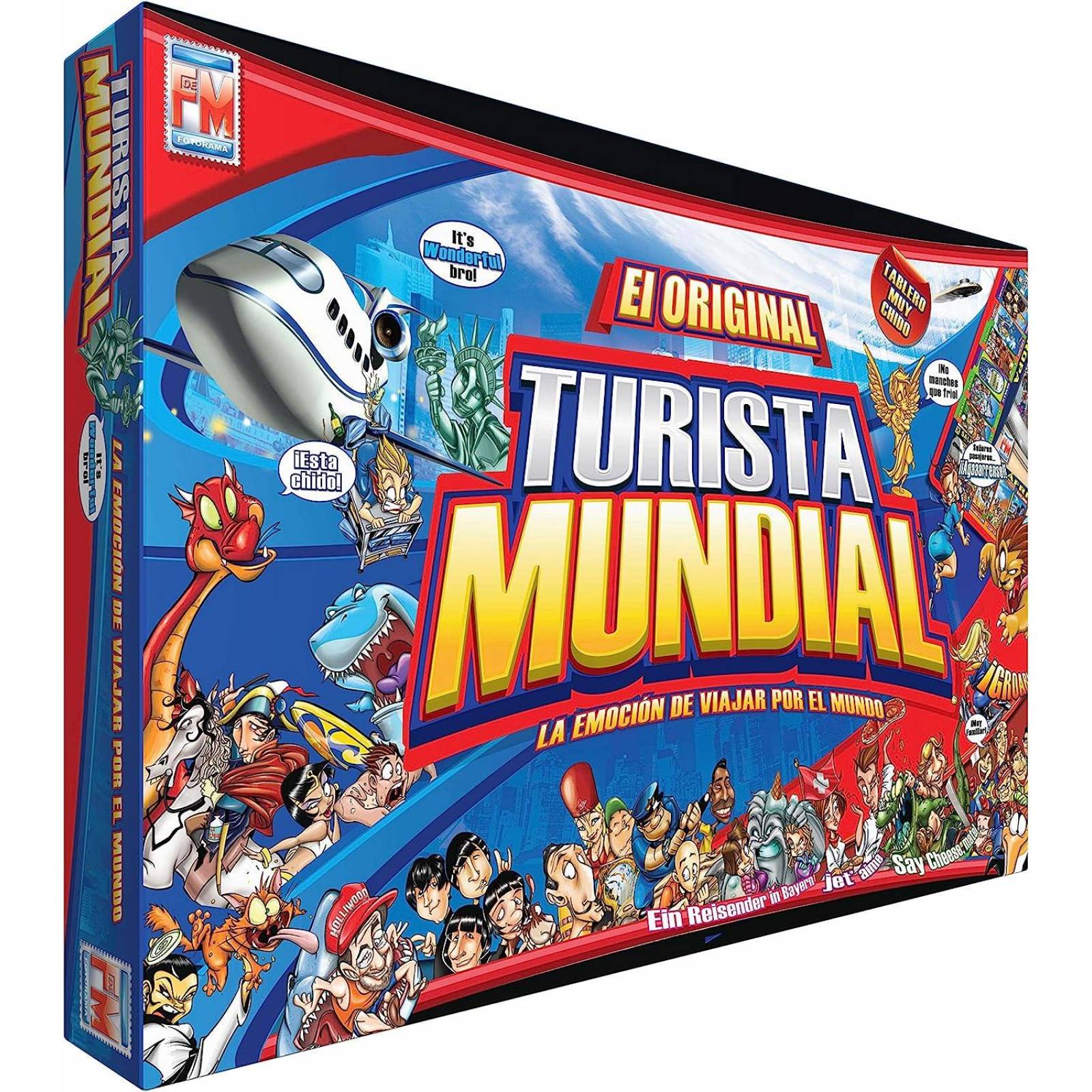 JUEGO DE MESA TURISTA MUNDIAL CLASICO 