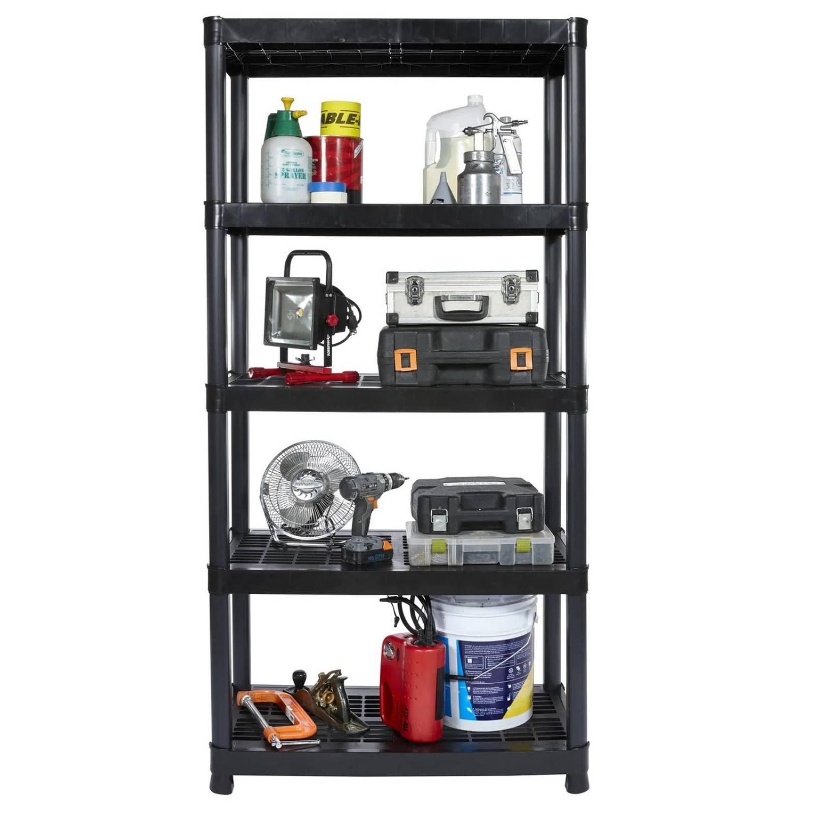 ESTANTERO REPISA DE JARDIN OFICINA CASA 5 NIVELES CALADO 