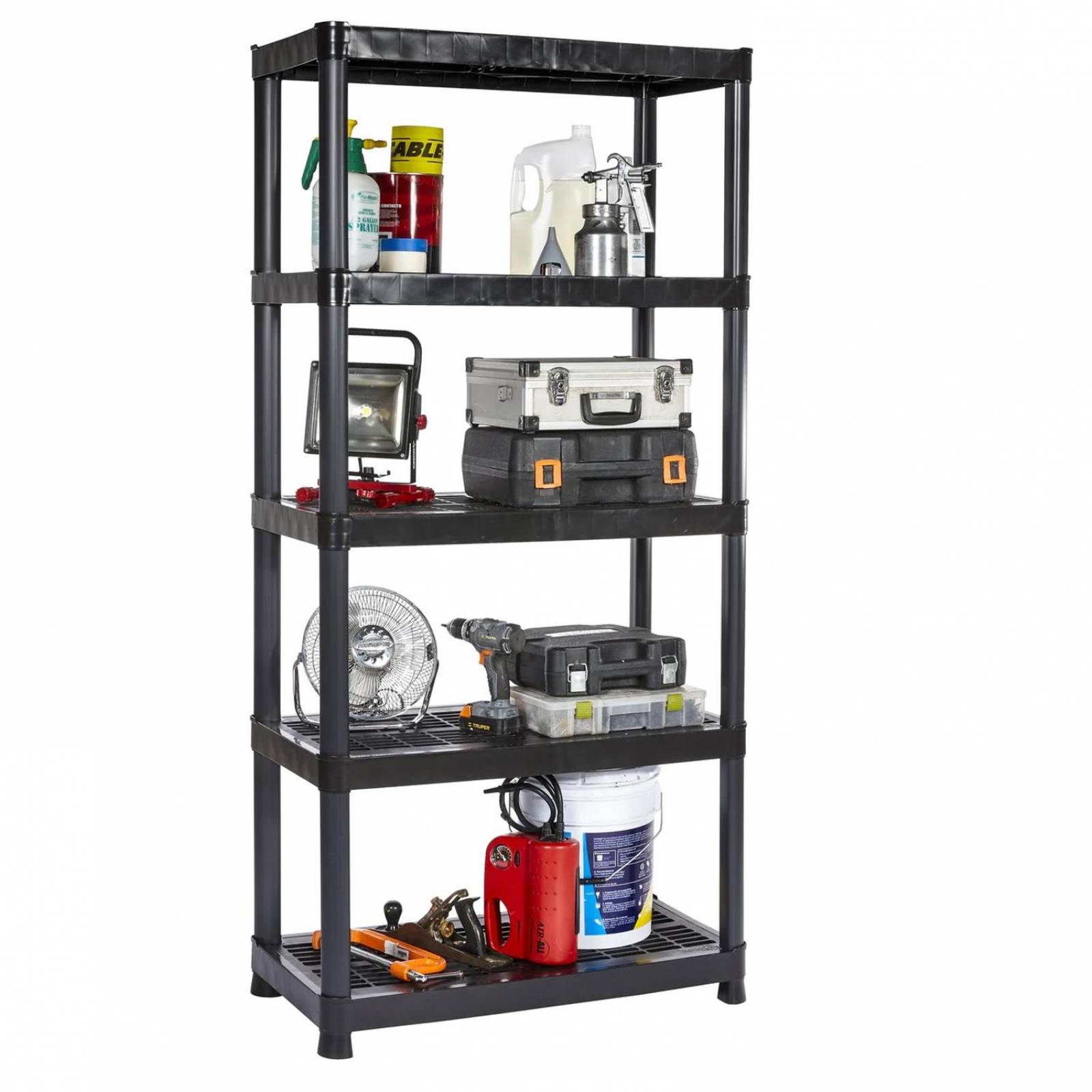 ESTANTERO REPISA DE JARDIN OFICINA CASA 5 NIVELES CALADO 