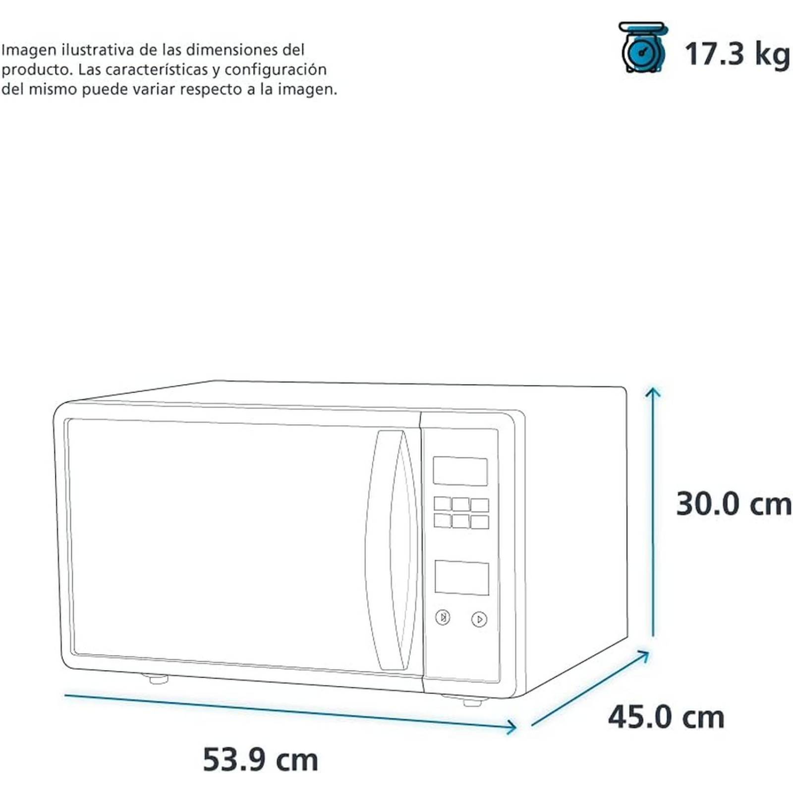Horno De Microondas Ge Jes14w 1.4 Pies Acero Inox 