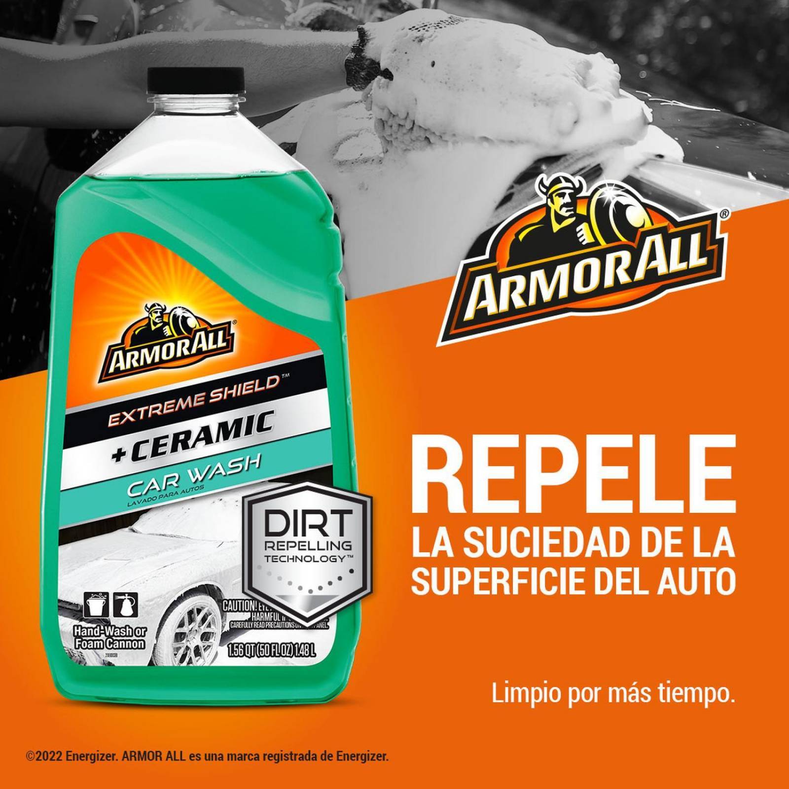 Combo Shampoo Limpiador Coche Armor All Ceramic 4 Piezas