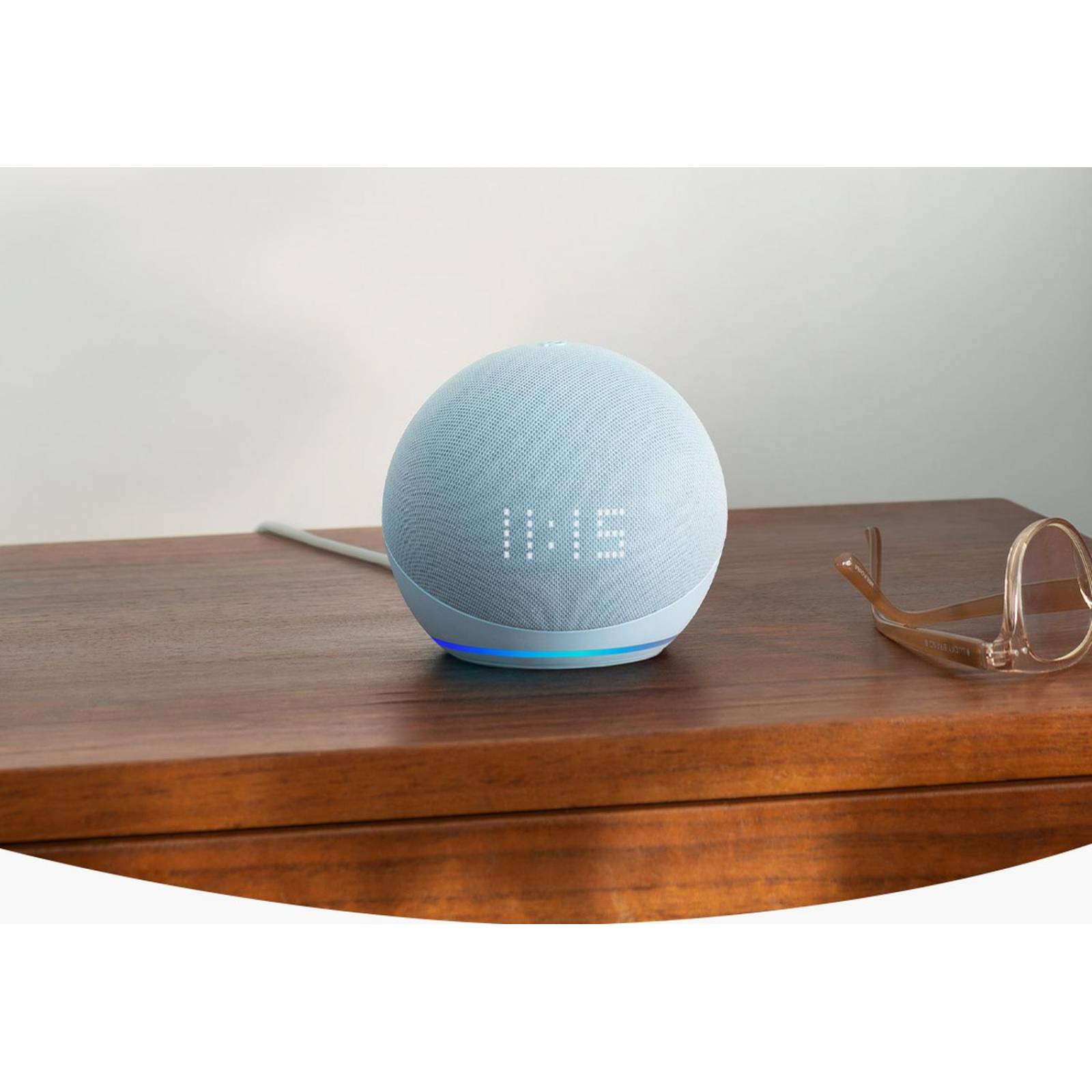 Bocina Reloj Alexa Echo Dot Inteligente 5a Generacion 