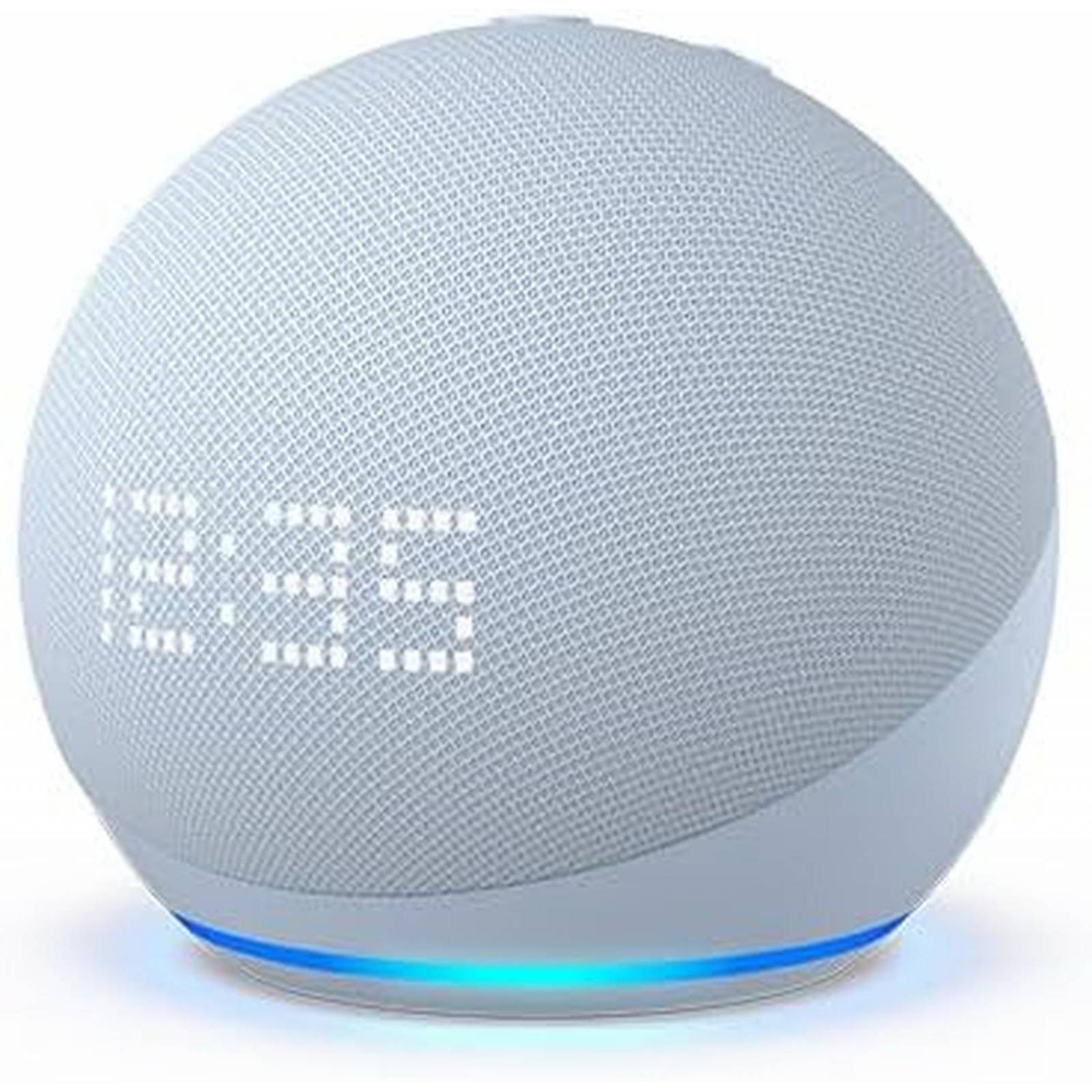 Bocina Alexa Echo Dot 5a Gen Con Reloj Cloud Blue 