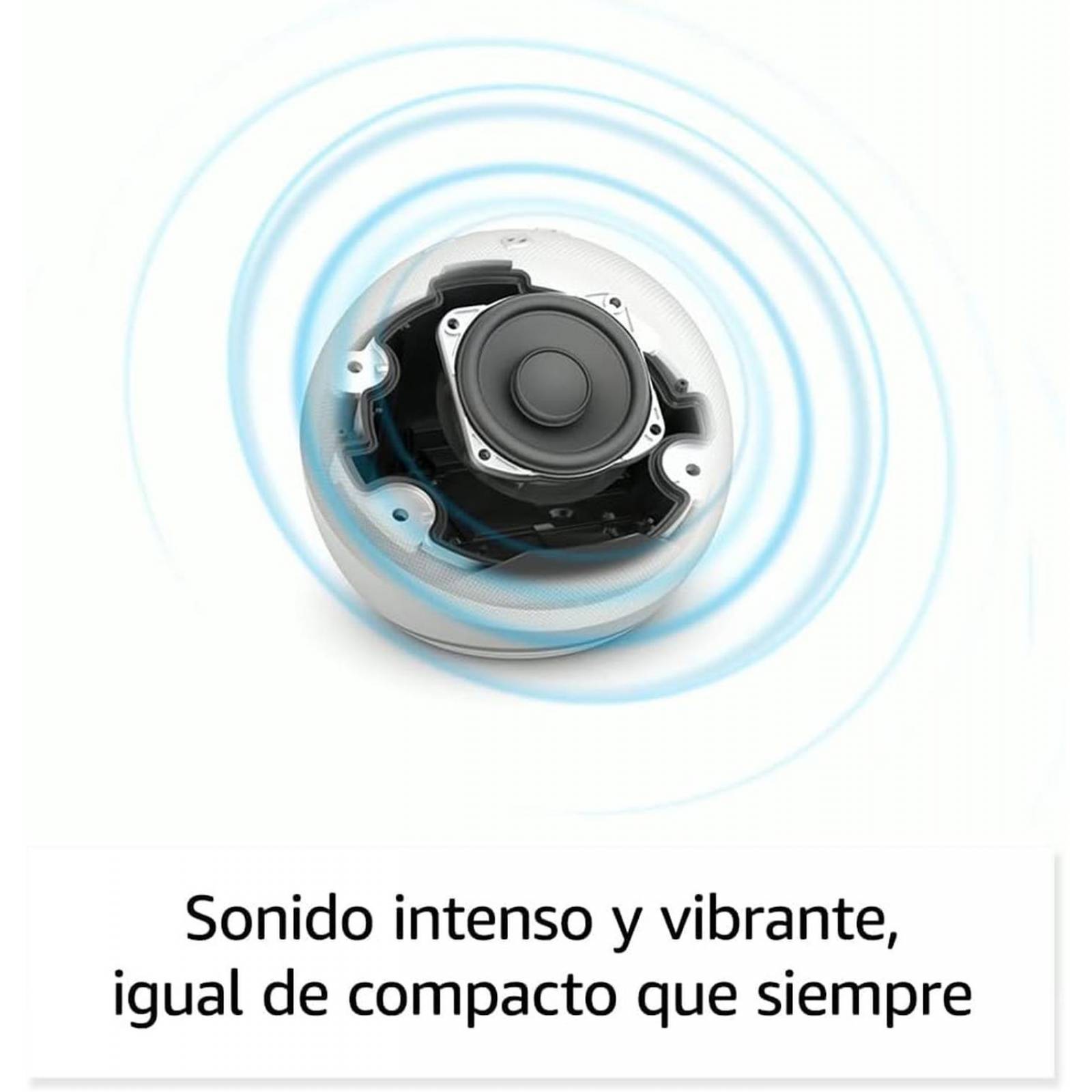 Bocina Alexa Echo Dot 5a Gen Con Reloj Cloud Blue 