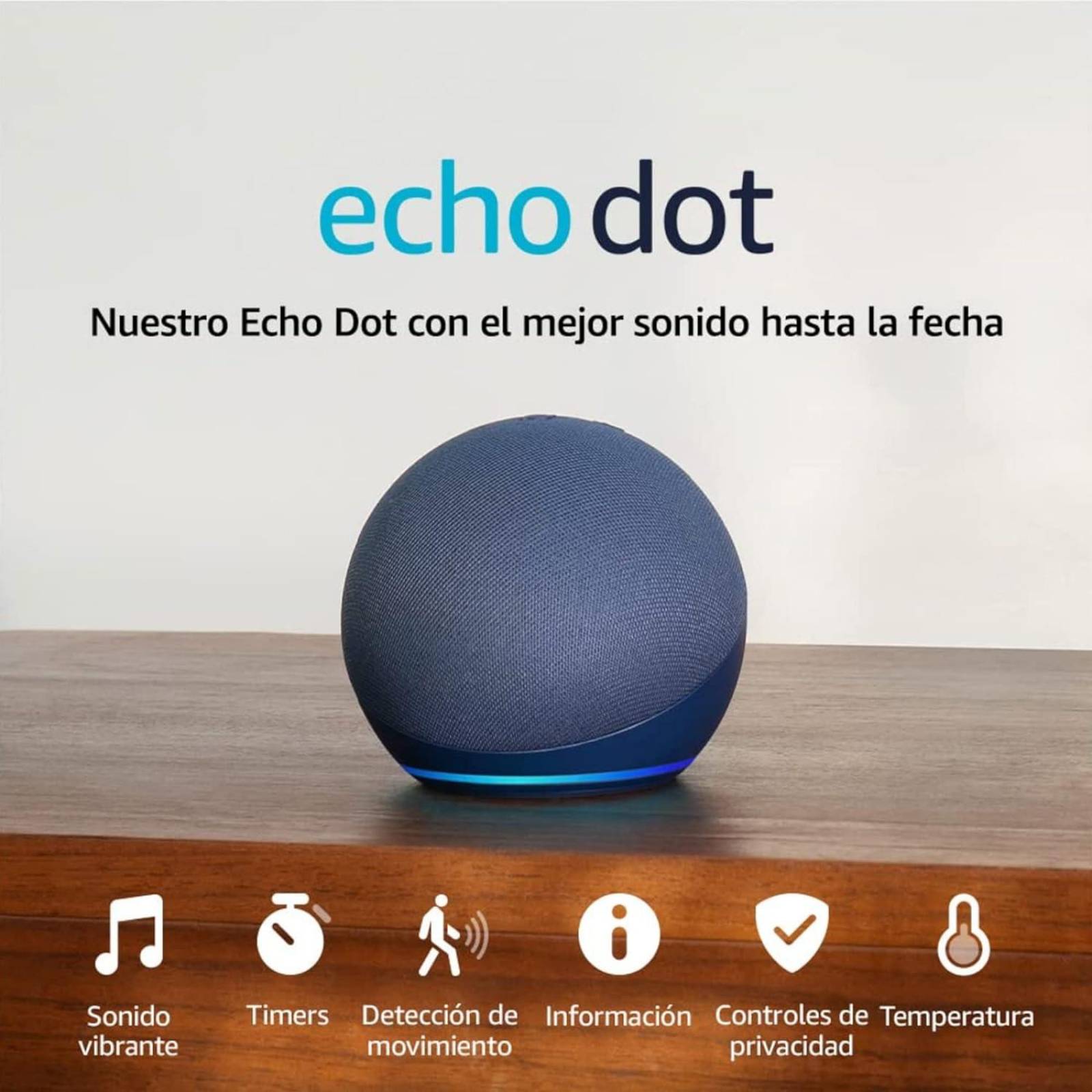 Bocina Alexa Echo Dot Inteligente 5a Generacion Twilight
