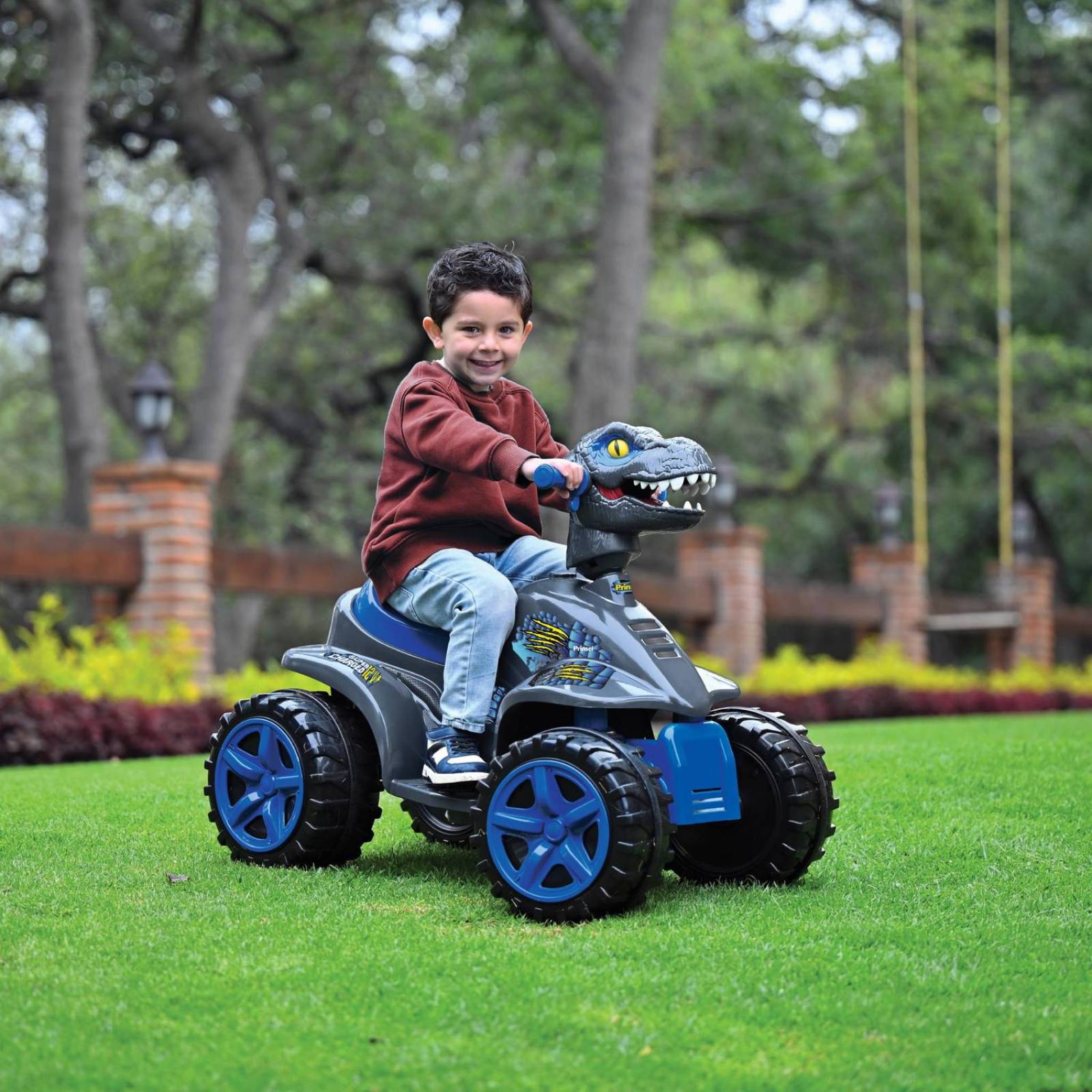 Moto Eléctrica Montable Infantil Dinosaurio 12v Para Niño 