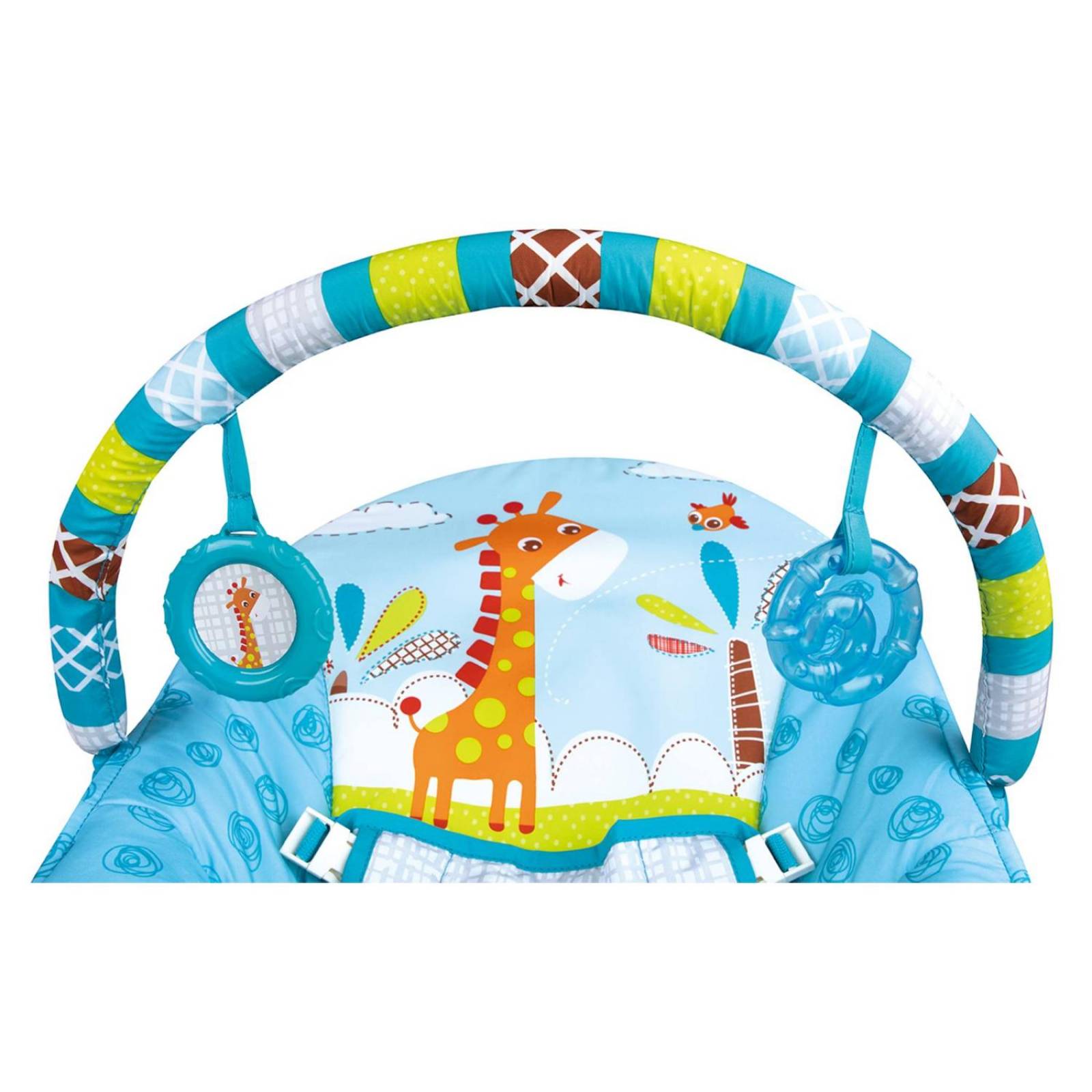 SILLA MECEDORA VIBRADORA BEBE BOUNCER PRINSEL ANIMALITOS8512 