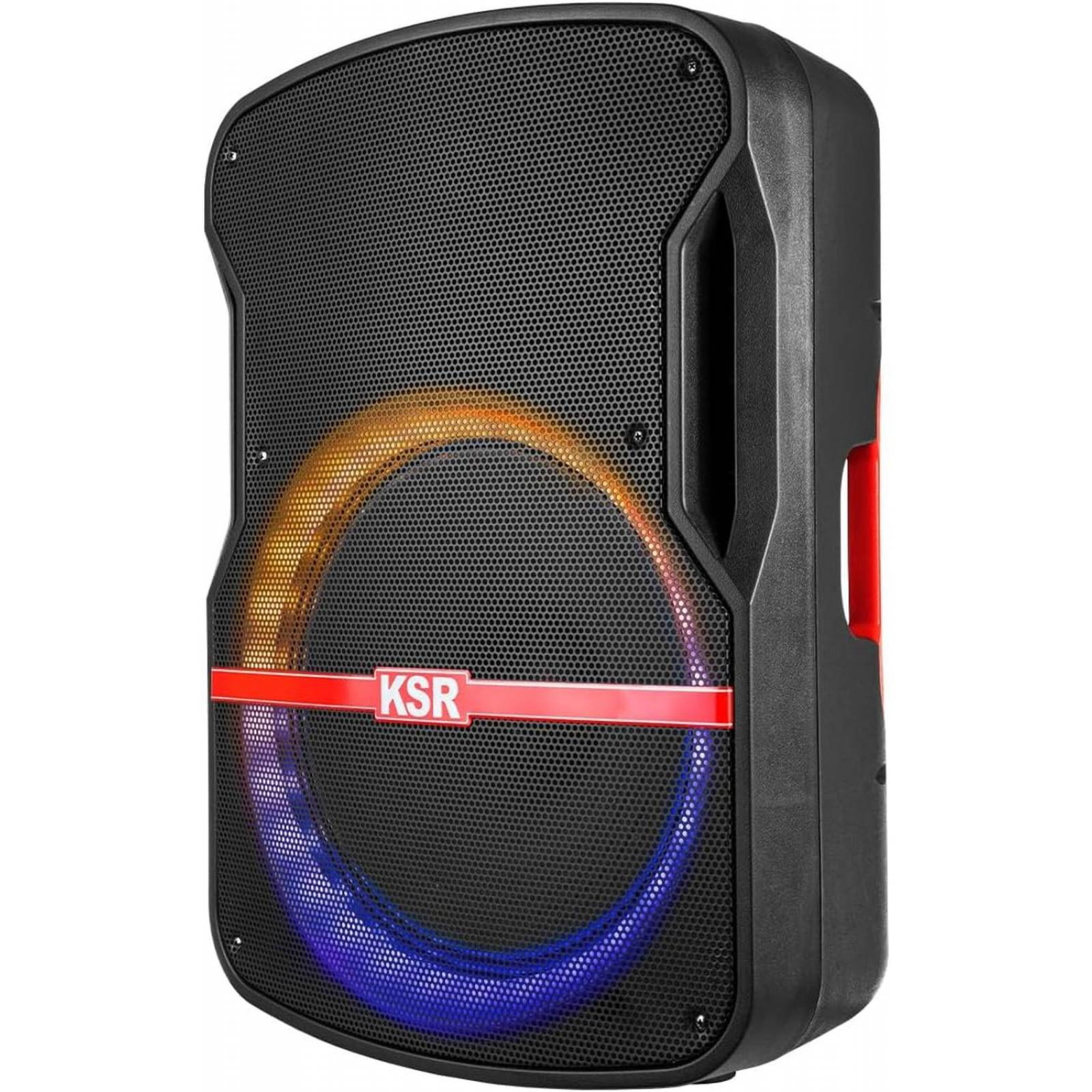 Bafle Bocina Recargable Kaiser 15 Plg Tripie Microfono Leds Msa7515 