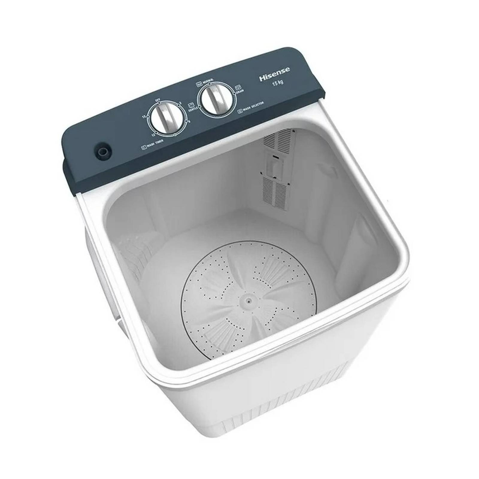 Lavadora Semiautomática Hisense Carga Superior 15 Kilos Wsff1501 