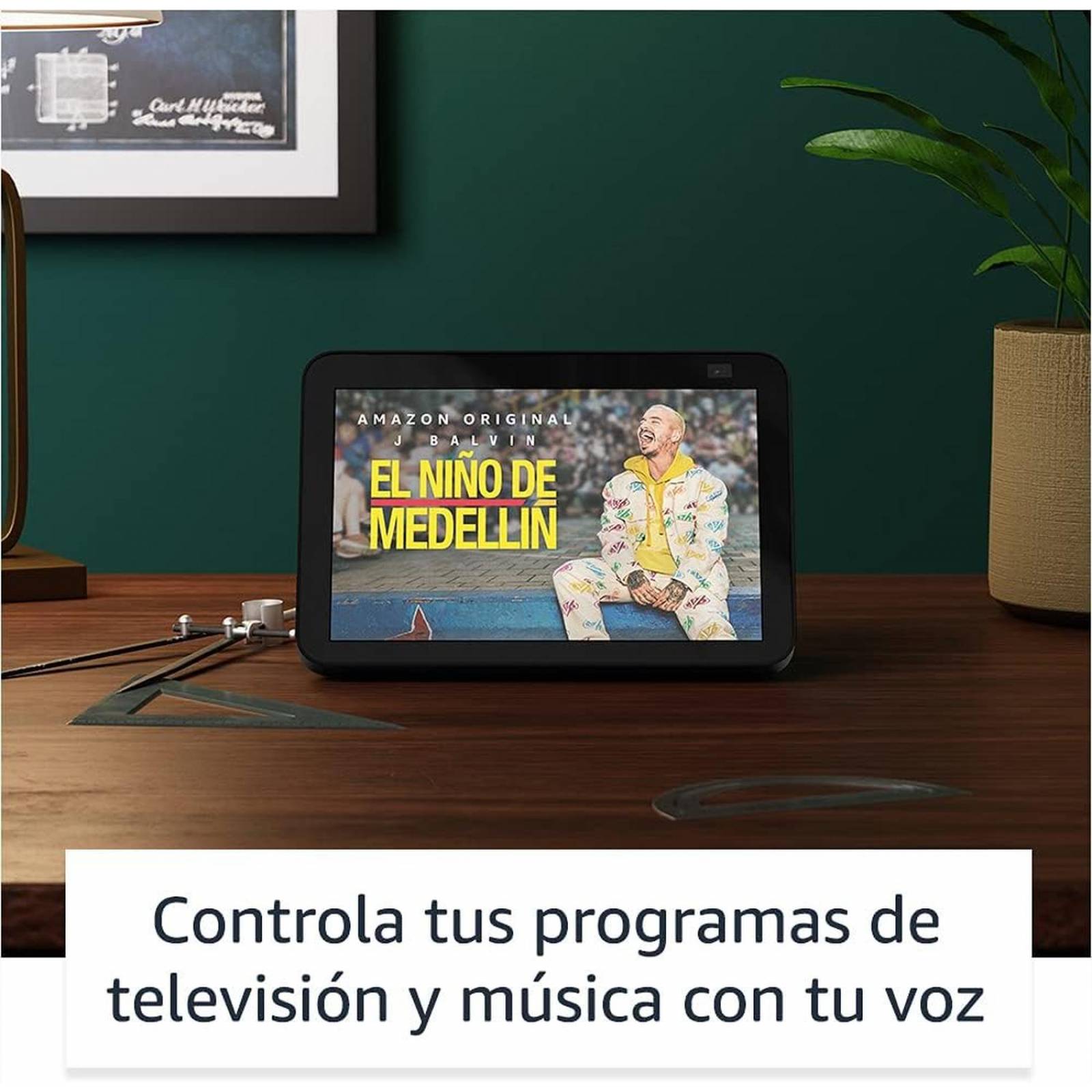 Bocina Alexa Echo Show 8 B084dcjksl 2nd Gen Con Pantalla Inteligente 8 Pul Charoal 