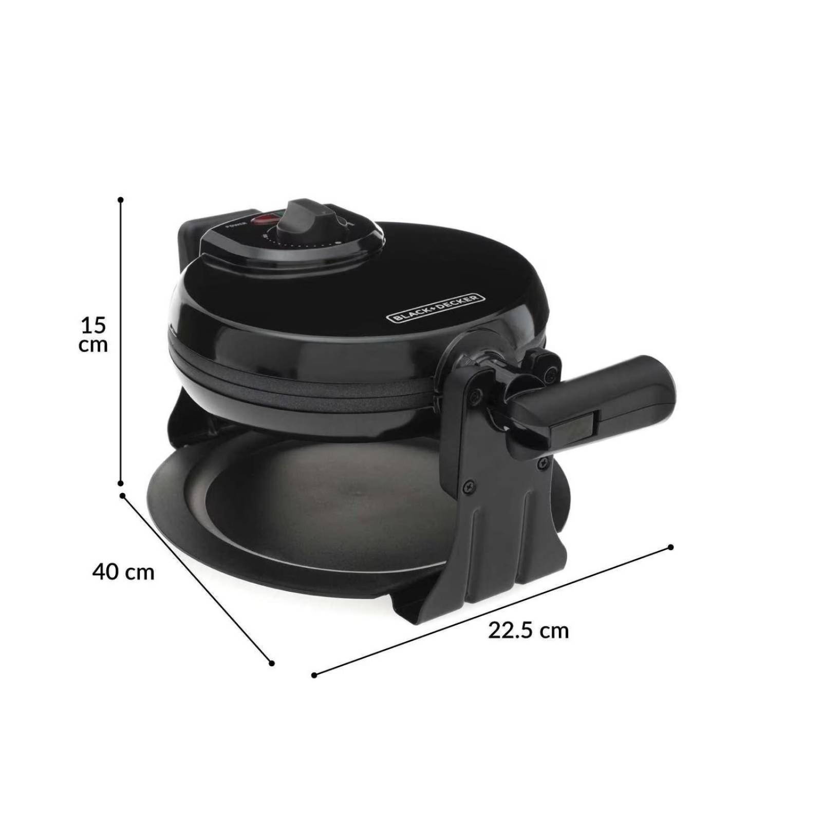 Waflera Black And Decker Wm1000b Tipo Belga Giratoria 