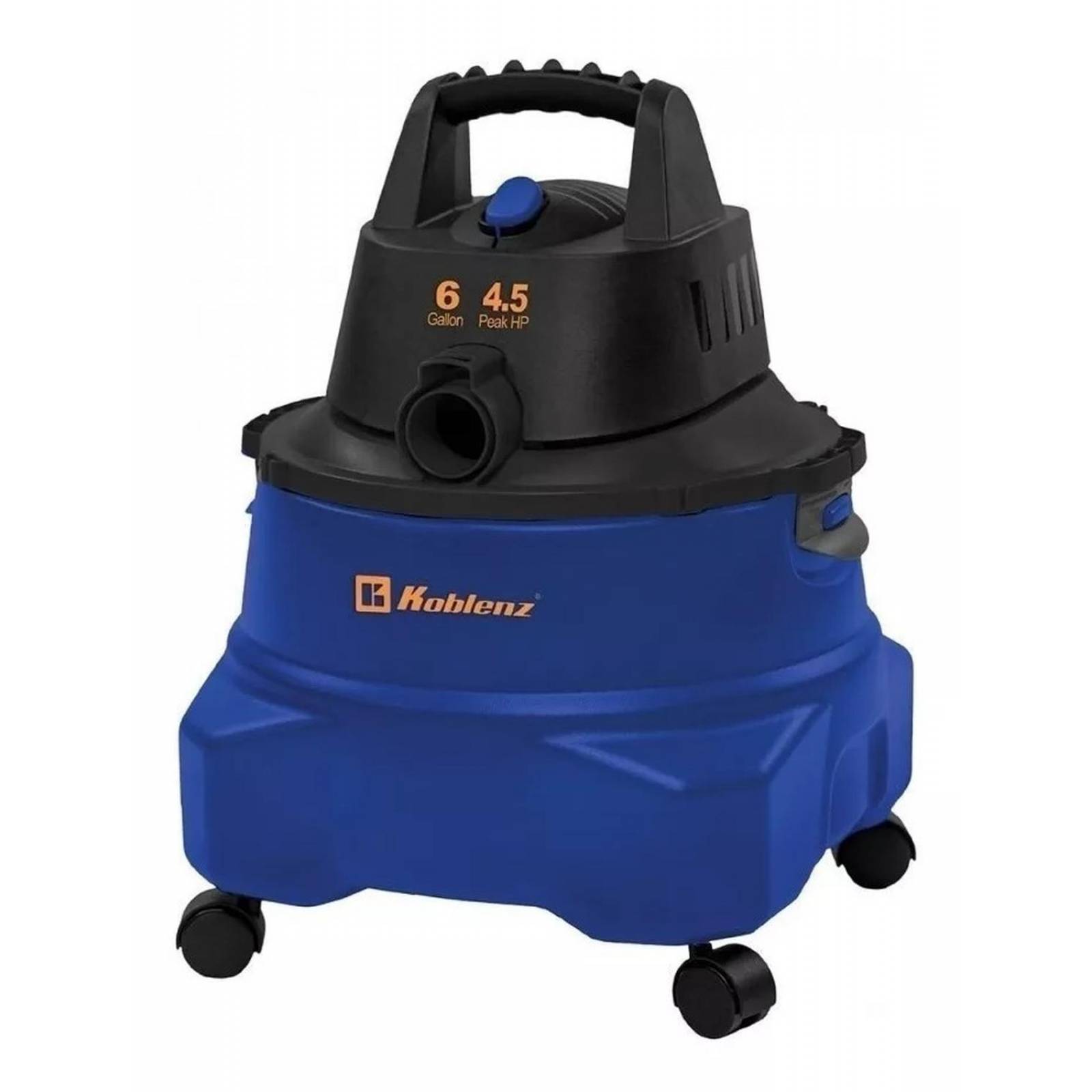 ASPIRADORA KOBLENZ WD-6 SECO Y MOJADO CAP 6 GAL 4.5HP 