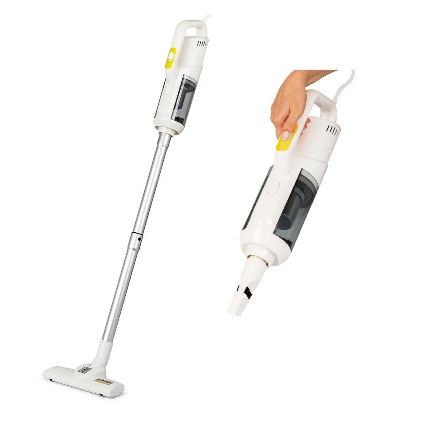 ASPIRADORA VERTICAL 2 EN 1 KARCHER VCL2 FILTRACION HEPA 500 ML 