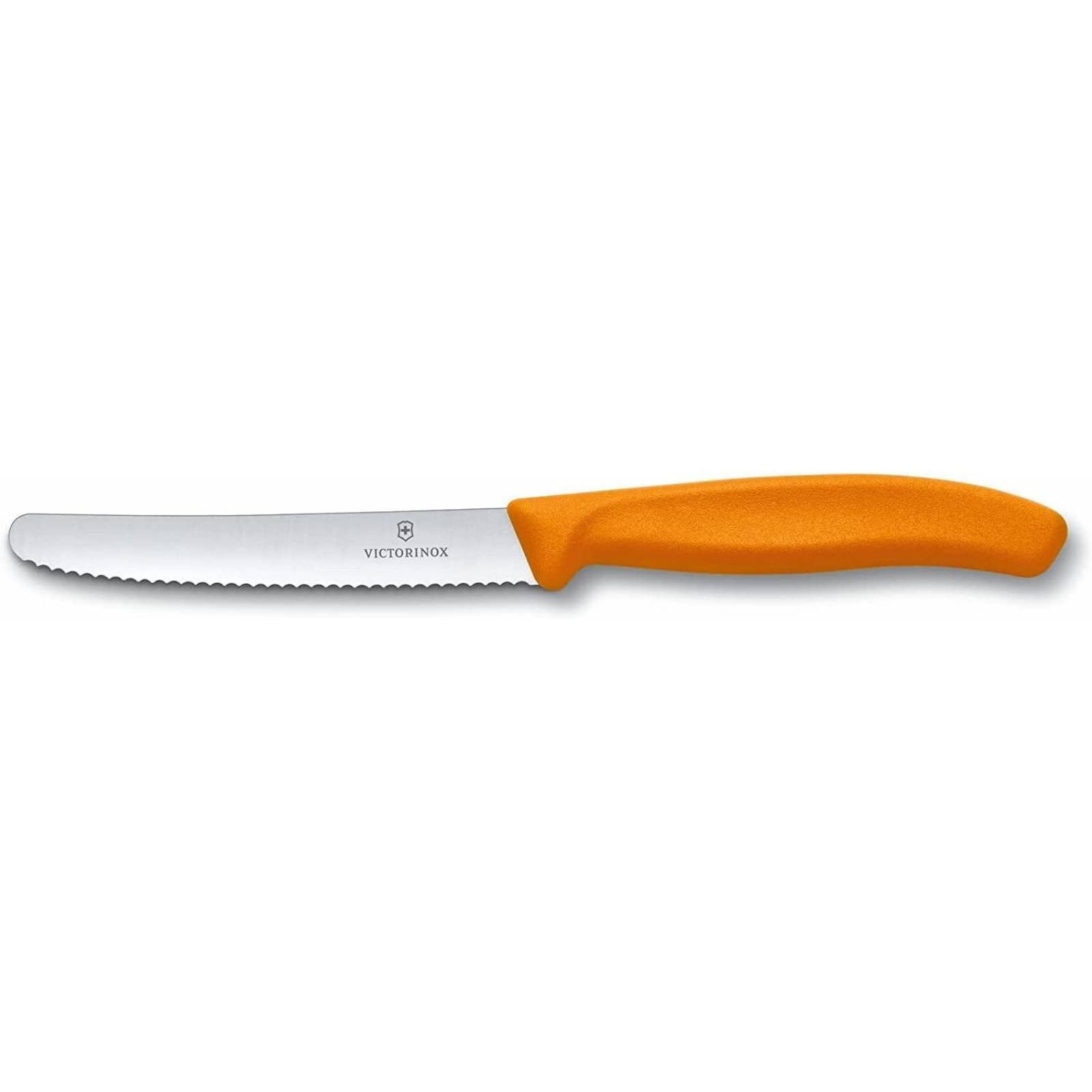 JUEGO DE 6 CUCHILLOS MESA VICTORINOX FILO DENTADO 11CM 