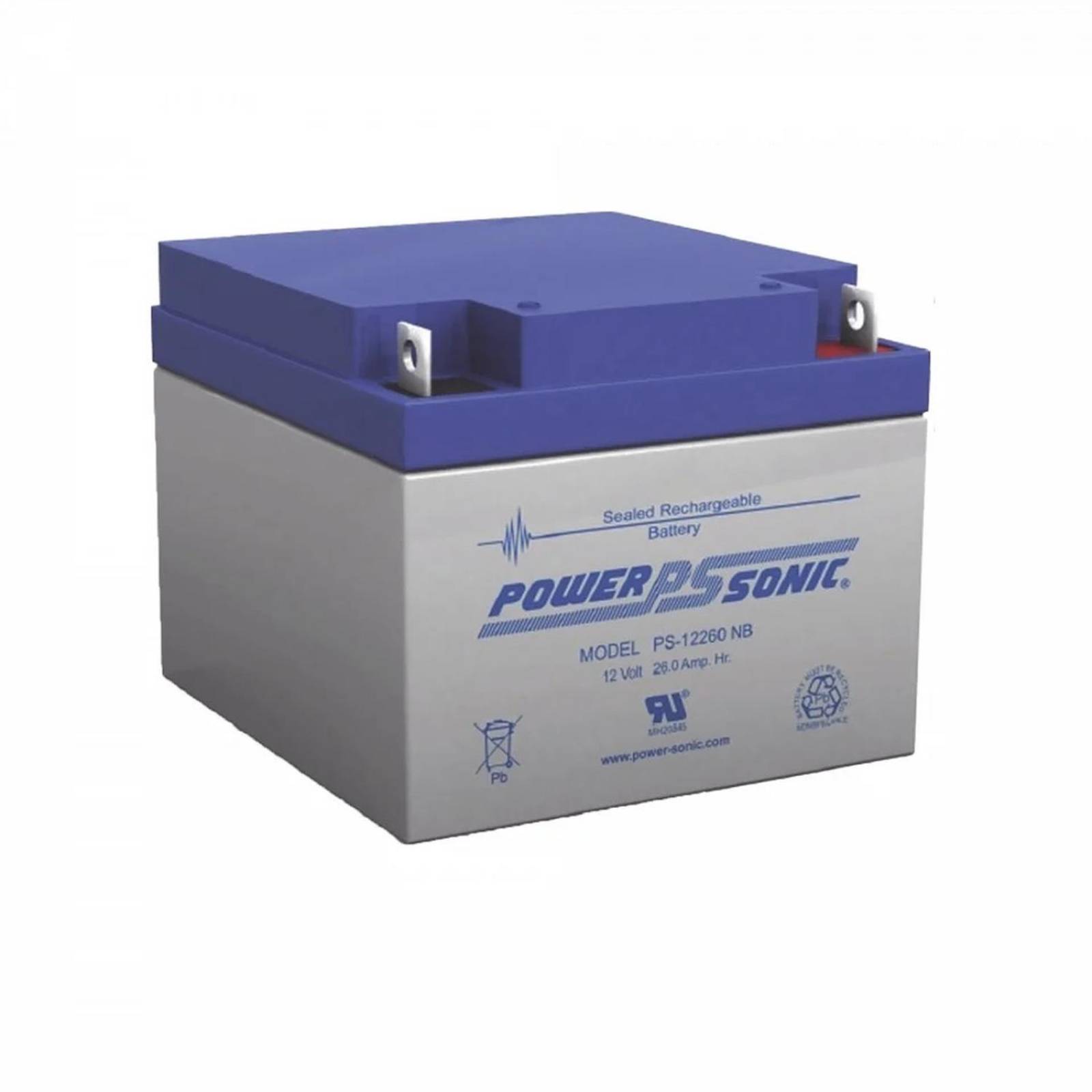 POWER SONIC RESPALDO AGM PS12260 NB 12V 26.0AH 