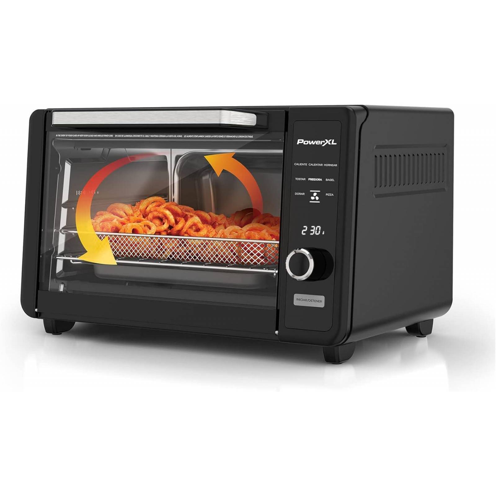HORNO Y FREIDIRA DE AIRE POWER XL TOD3415B-LA 8 FUNCIONES 