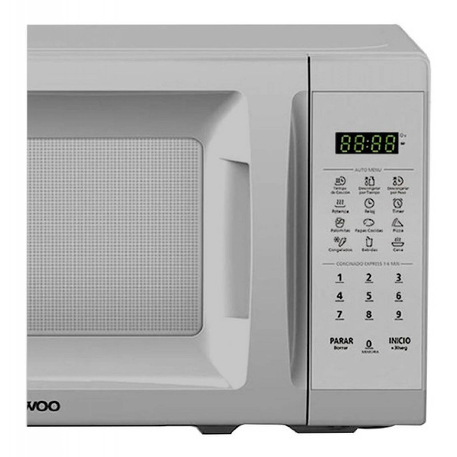 Horno De Microondas Daewoo Dmdp07s2cb 0 7 Pies Plata