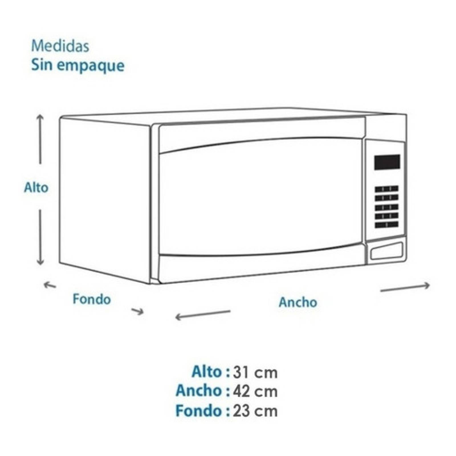 Horno De Microondas Daewoo Dmdp07s2cb 0 7 Pies Plata