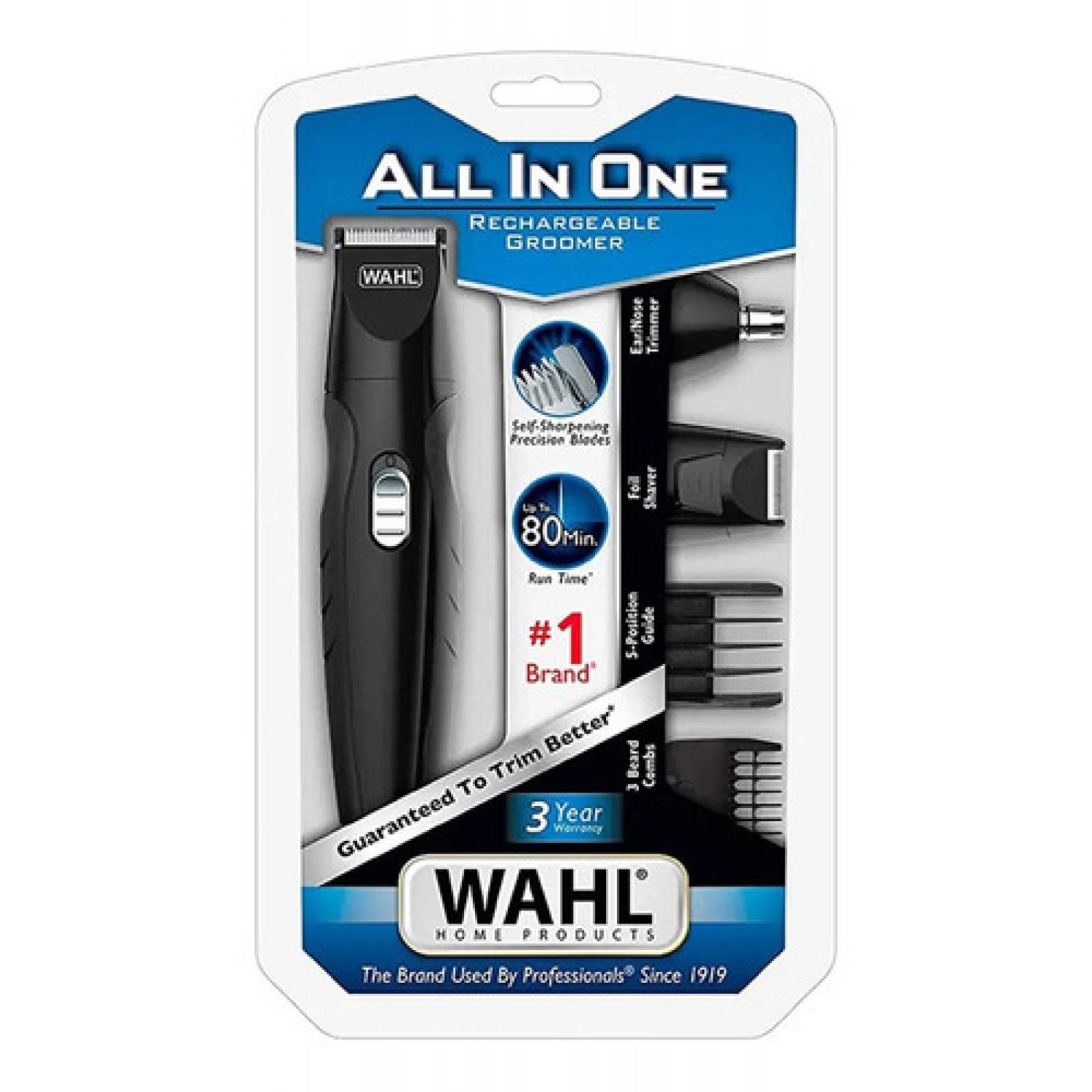 Kit Maquina Rasuradora Wahl Recargable All In One 14 Pzs